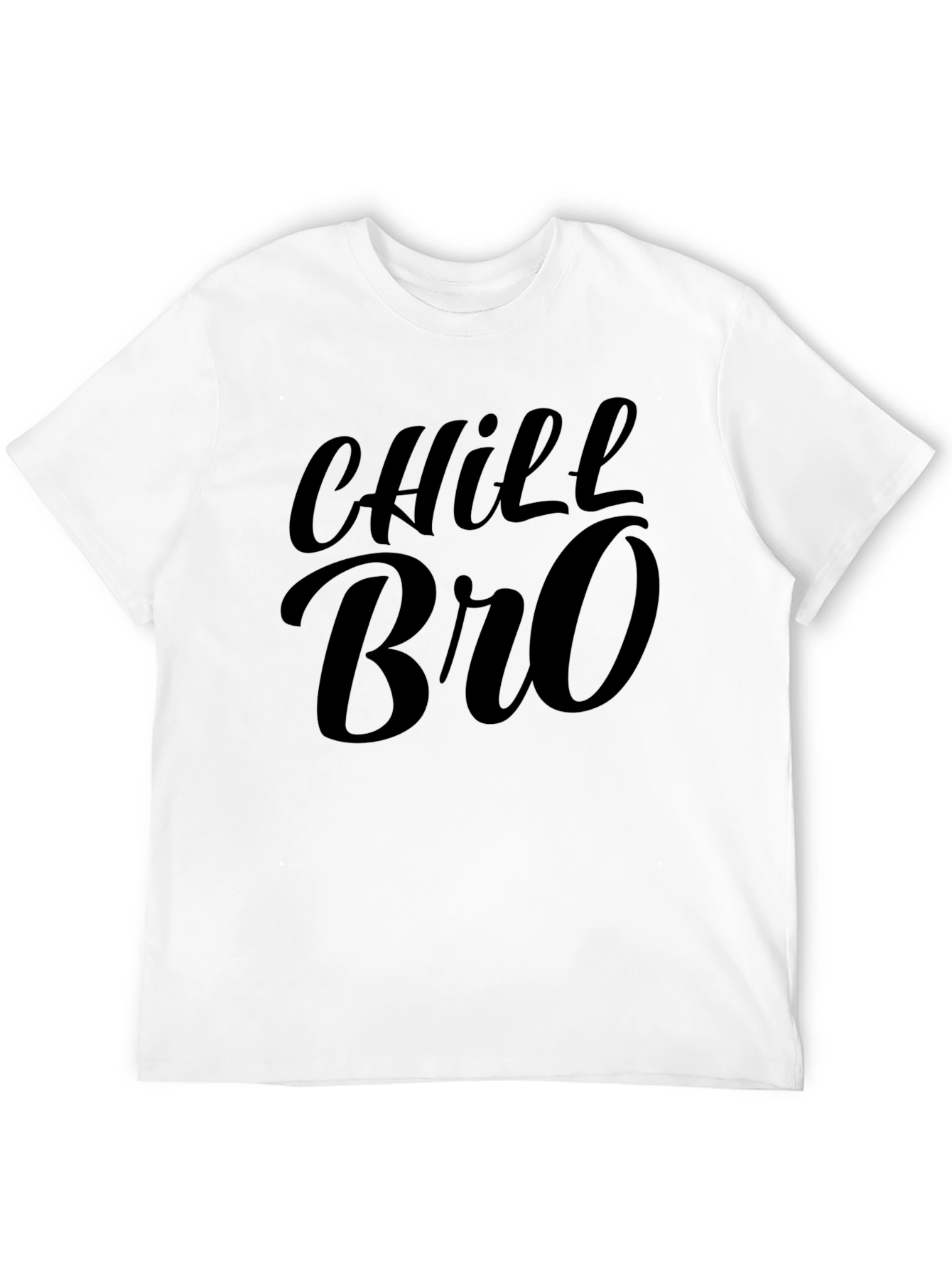 Chill Bro Black Graphic Tee