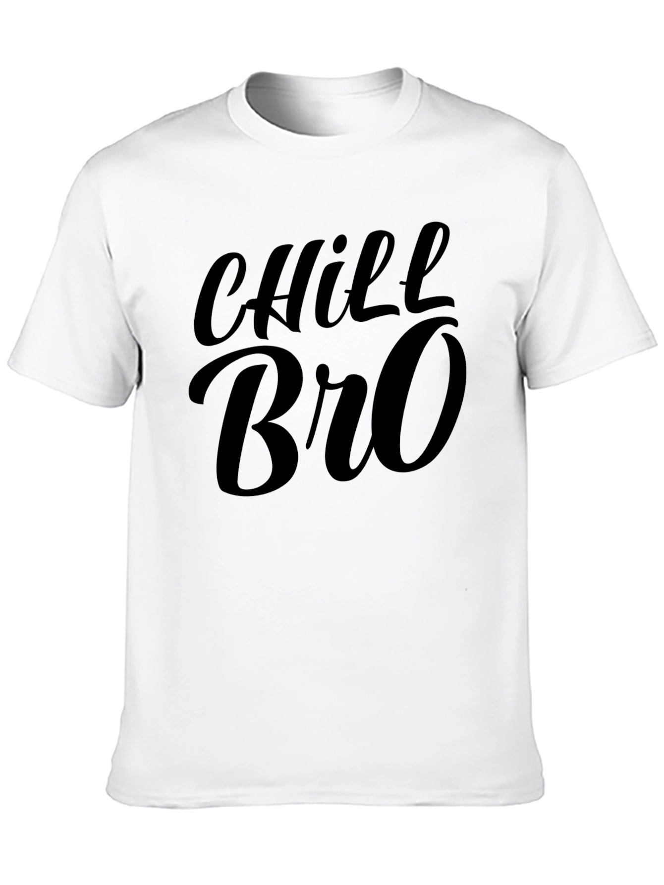 Chill Bro Black Graphic Tee