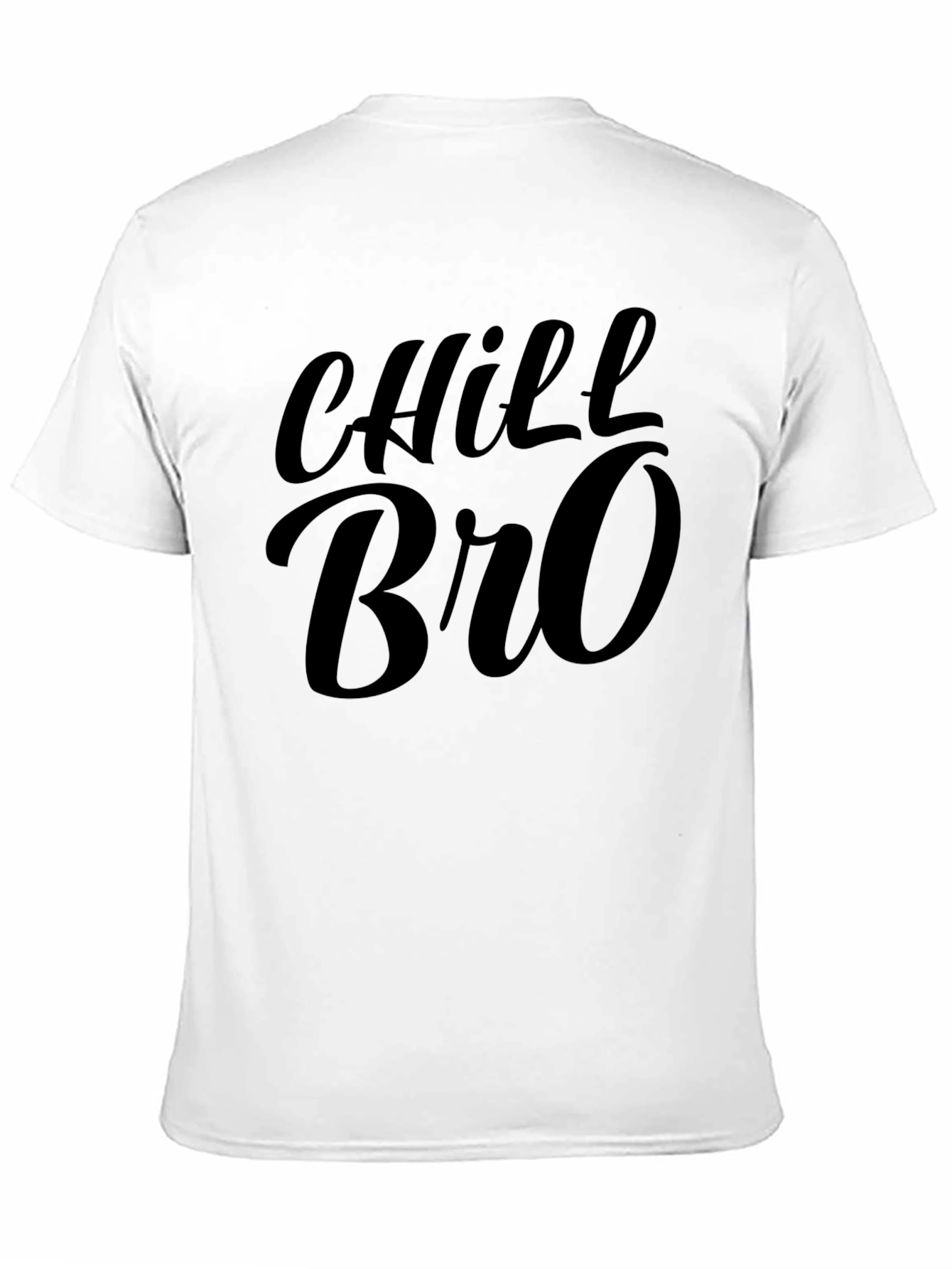 Chill Bro Black Graphic Tee