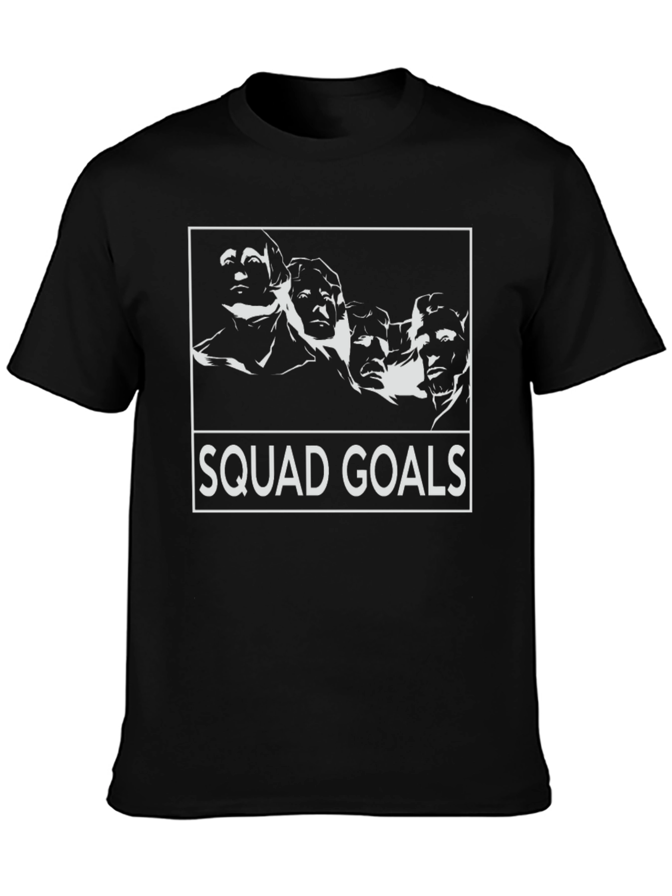 Squad Goals Mount Rushmore Graphic T-Shirt
