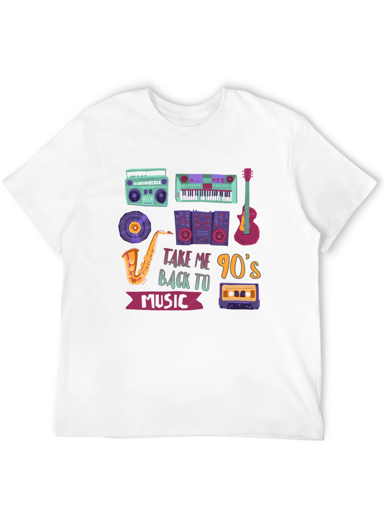 90s Music Graphic Tee - Throwback Style