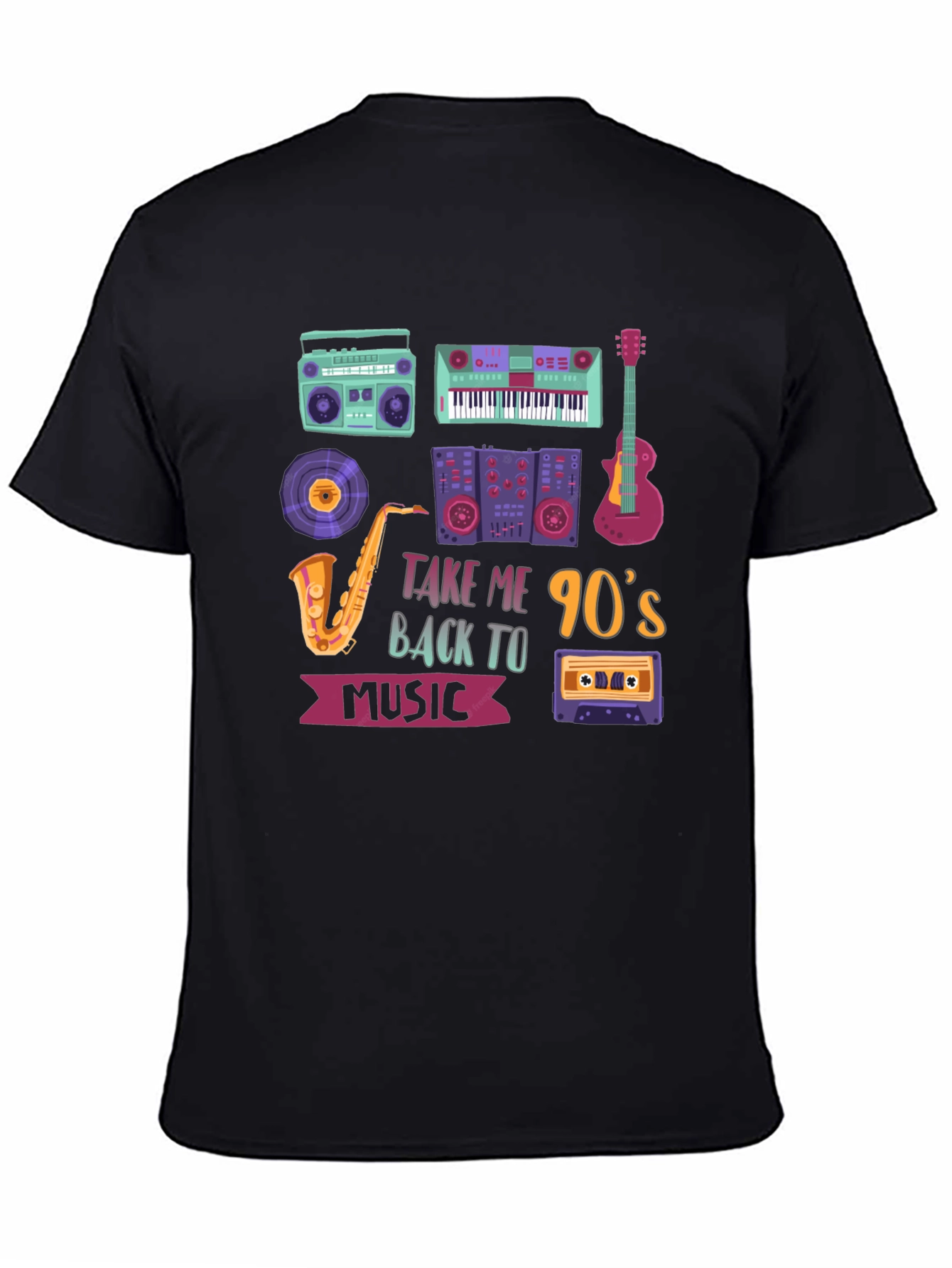 90s Music Graphic Tee - Throwback Style