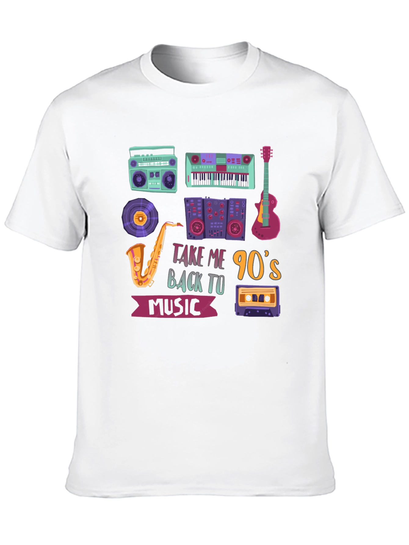 90s Music Graphic Tee - Throwback Style