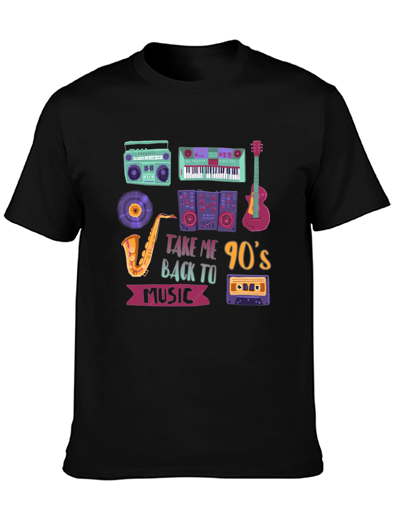 90s Music Graphic Tee - Throwback Style