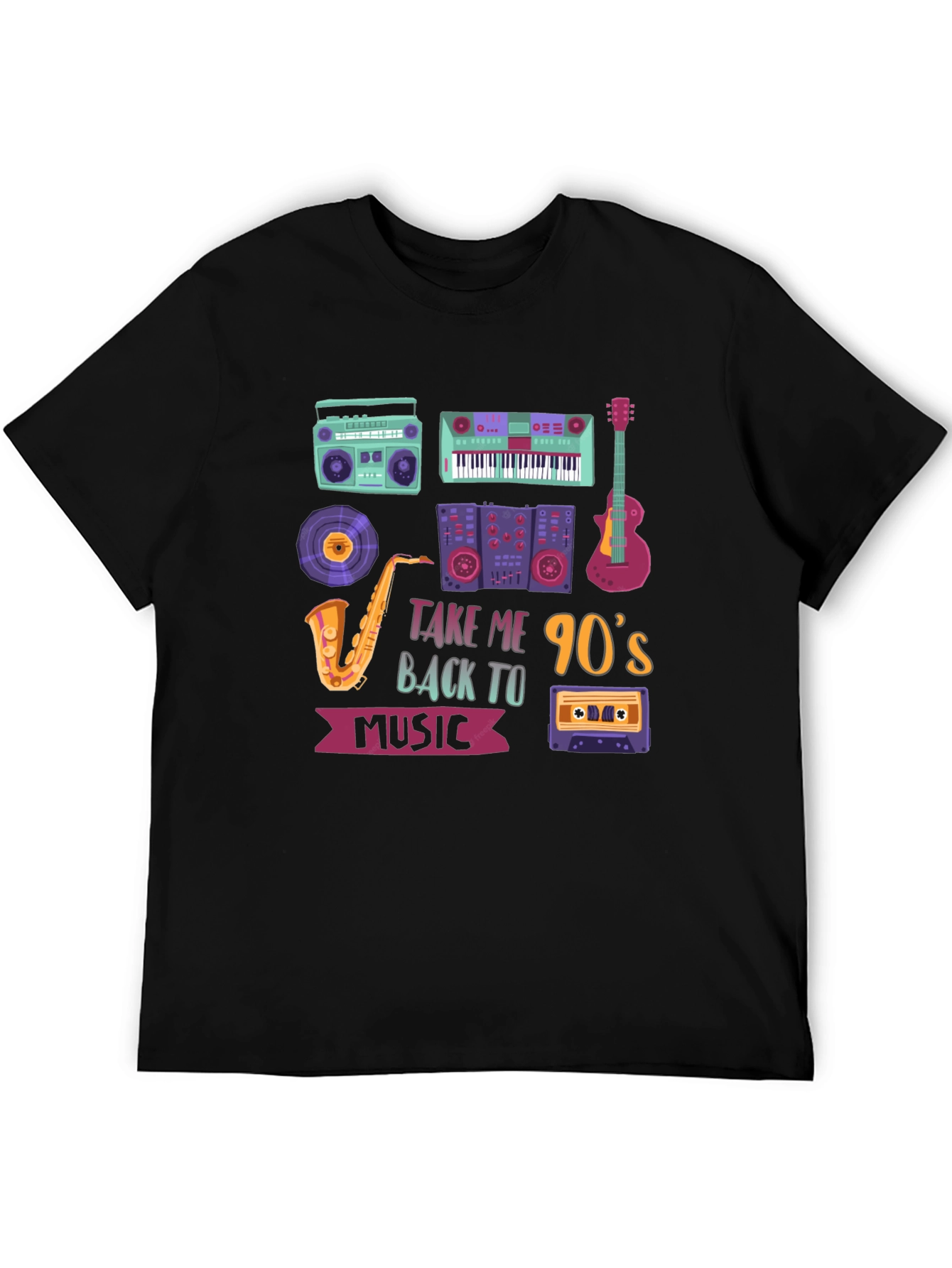 90s Music Graphic Tee - Throwback Style