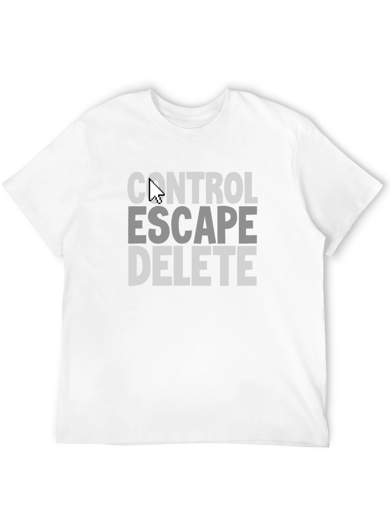 Control Escape Delete T-Shirt Funny Geek Tee