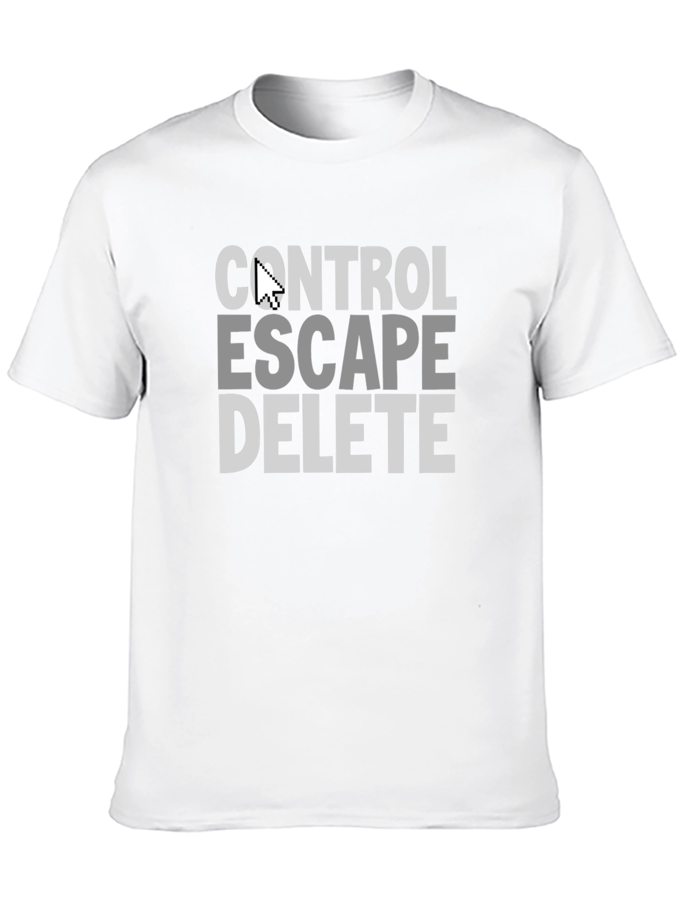 Control Escape Delete T-Shirt Funny Geek Tee