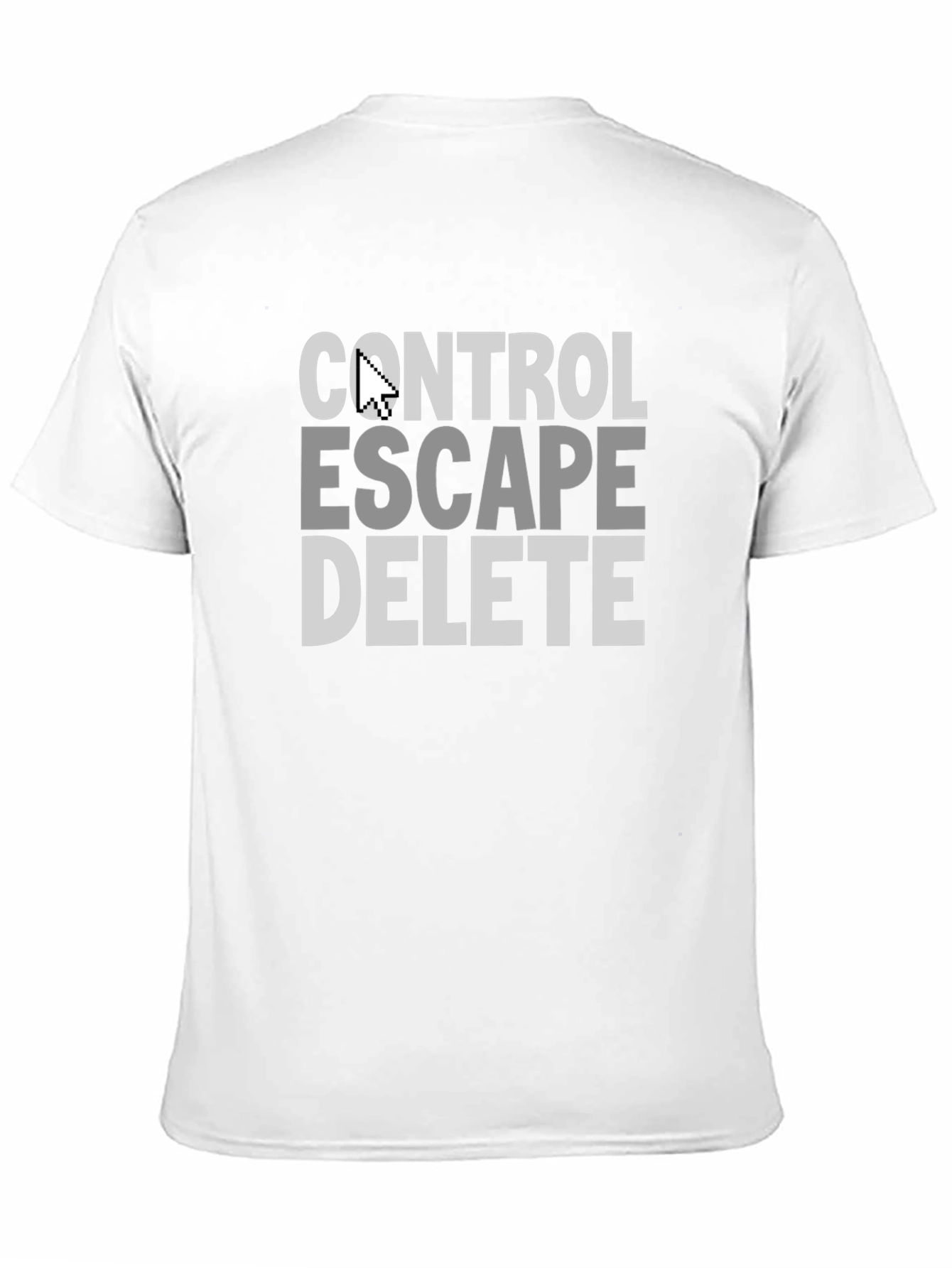 Control Escape Delete T-Shirt Funny Geek Tee