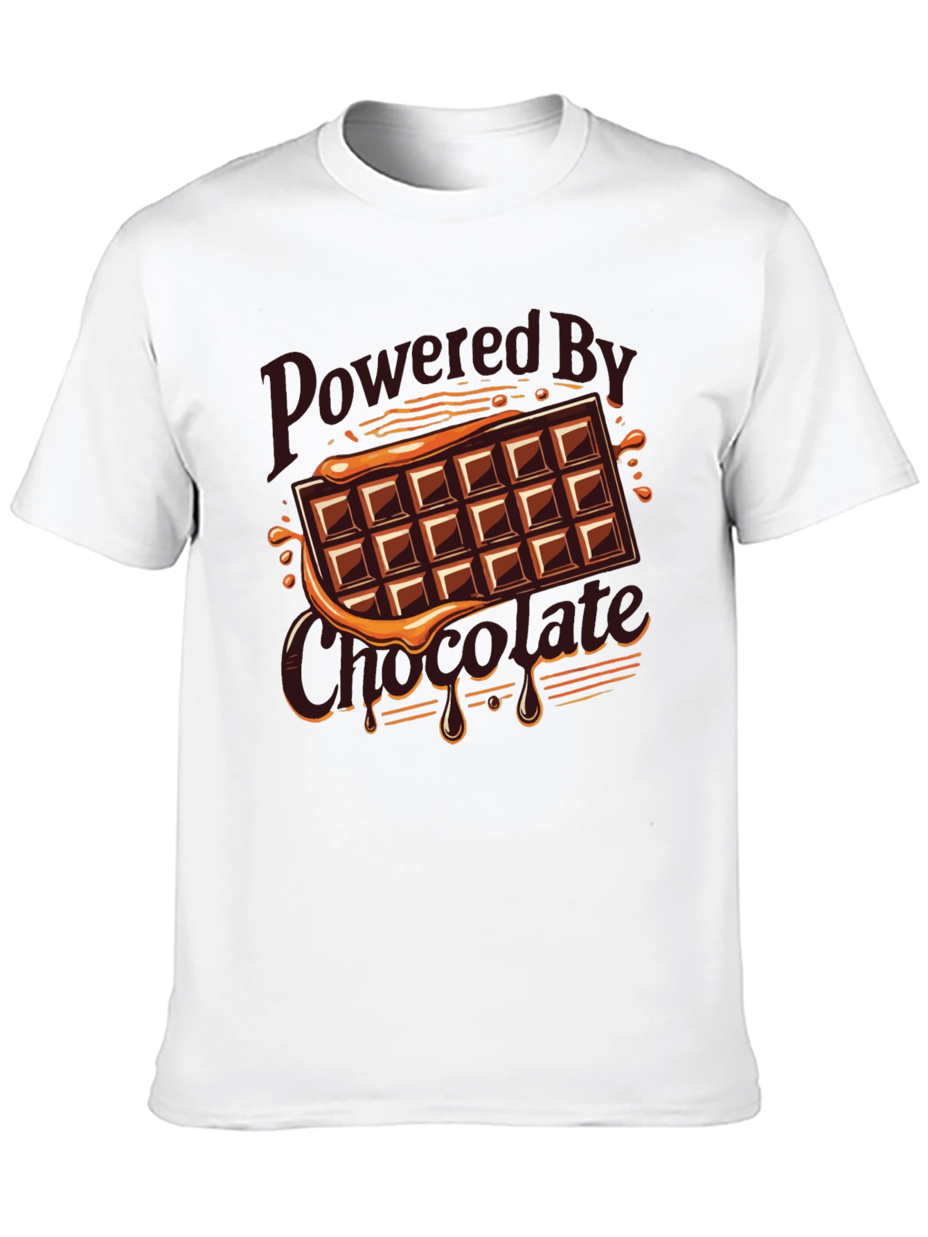 Powered By Chocolate Graphic Tee