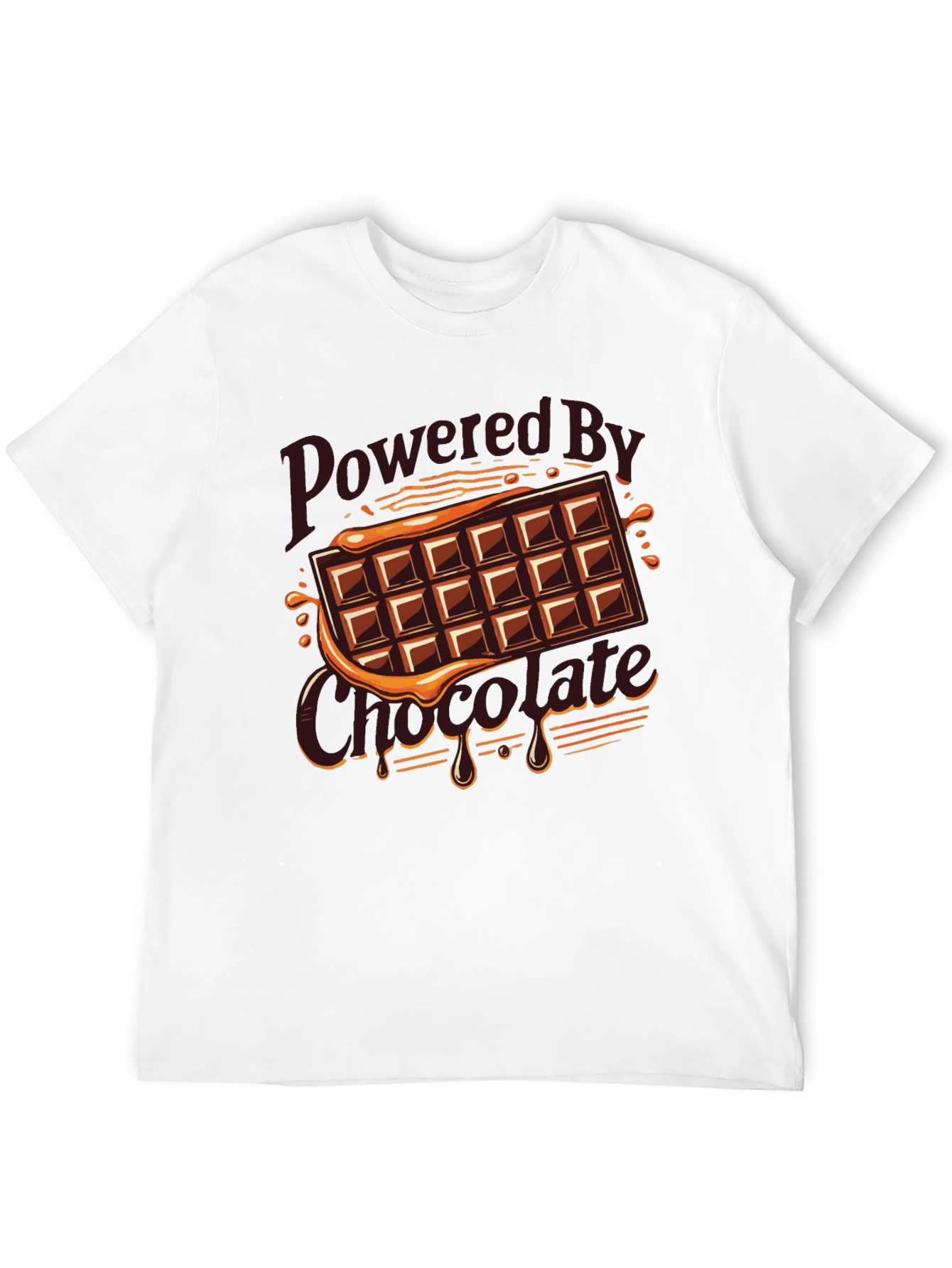 Powered By Chocolate Graphic Tee