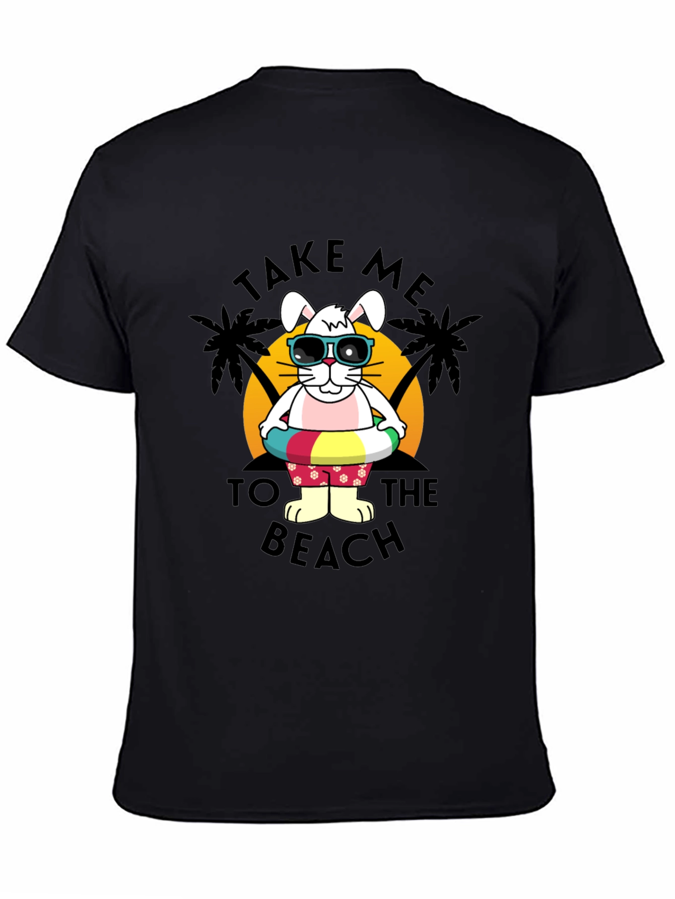 Bunny Beach Day T-Shirt - Summer Holiday Style