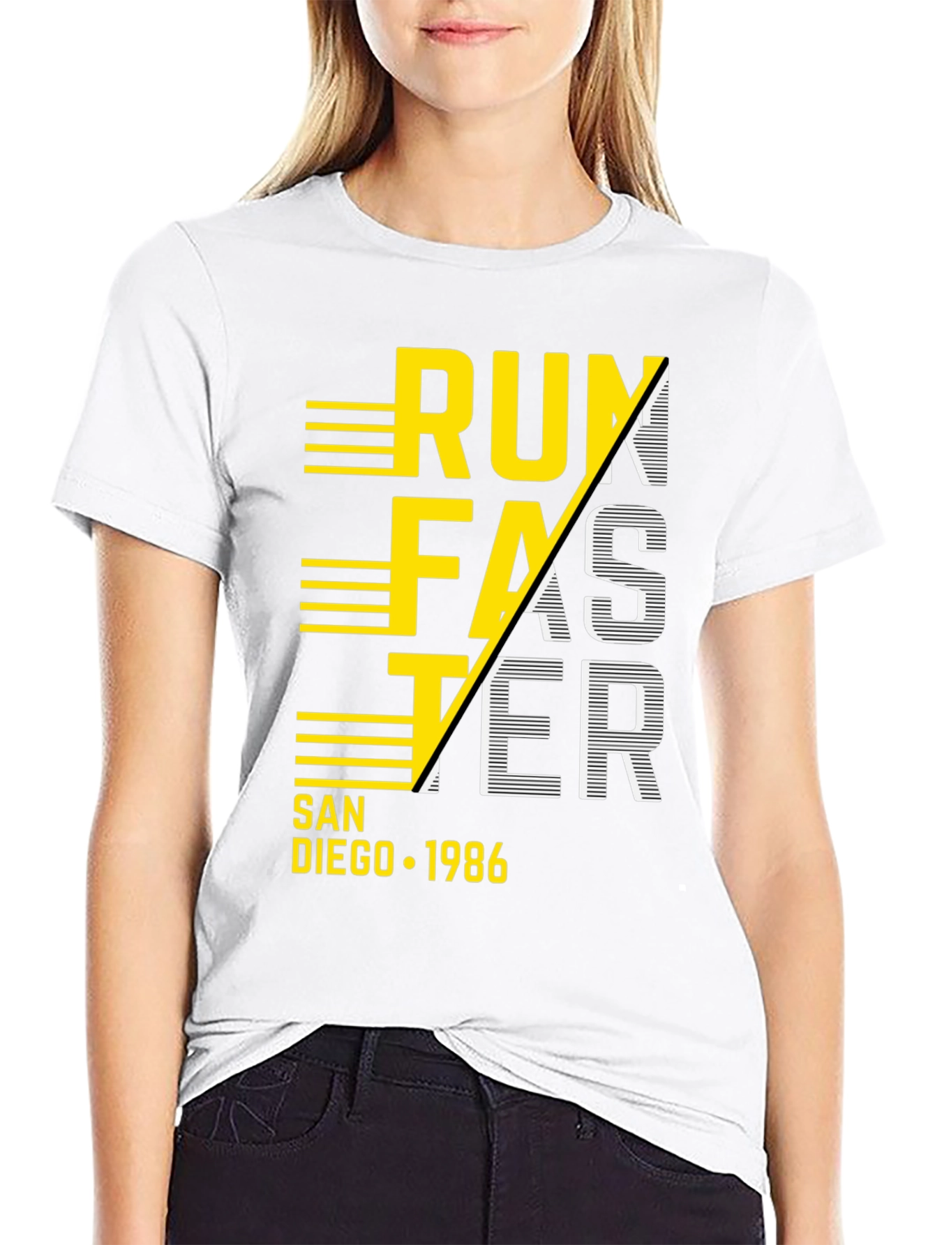 Run Faster San Diego Graphic Tee