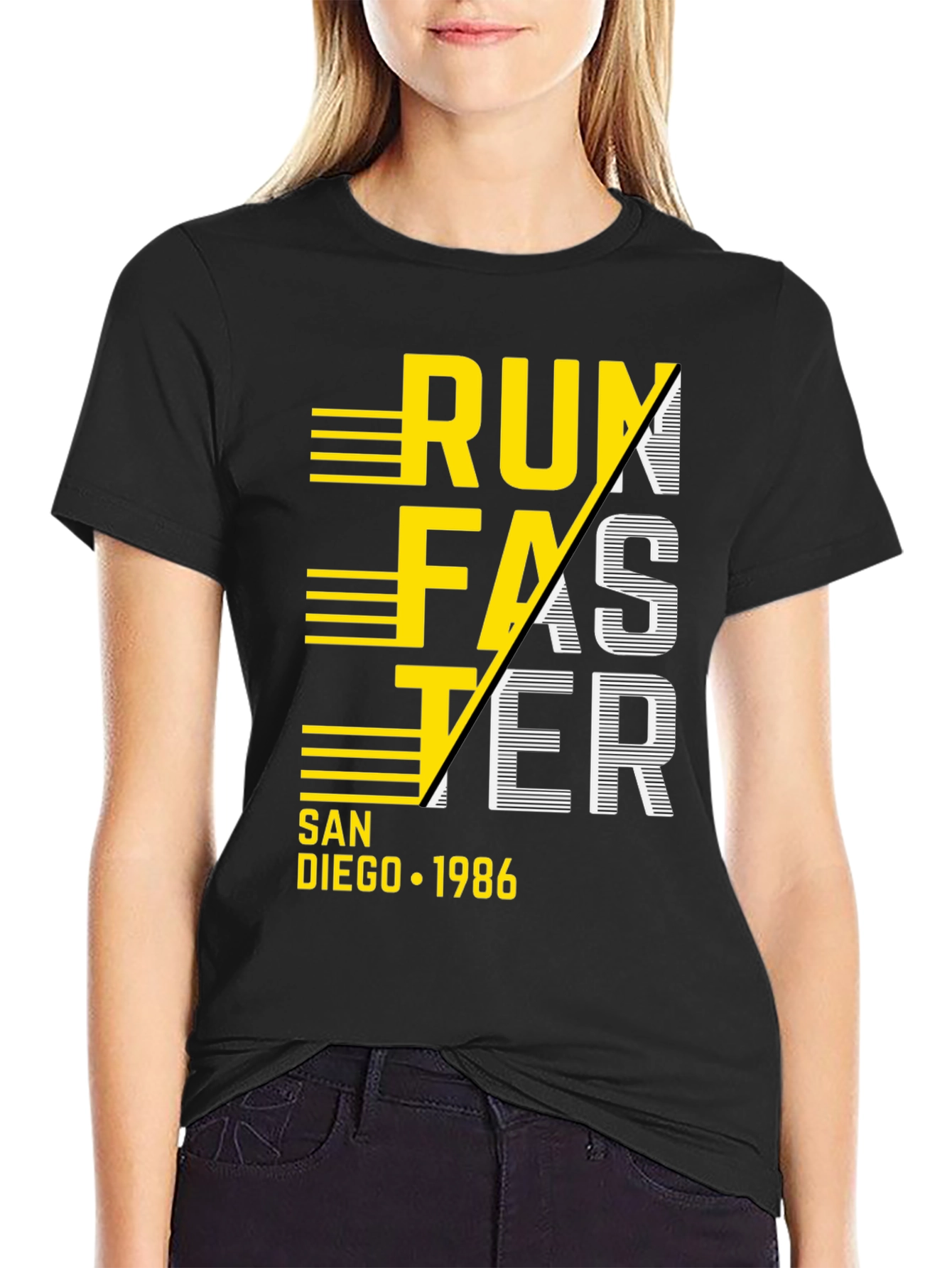 Run Faster San Diego Graphic Tee