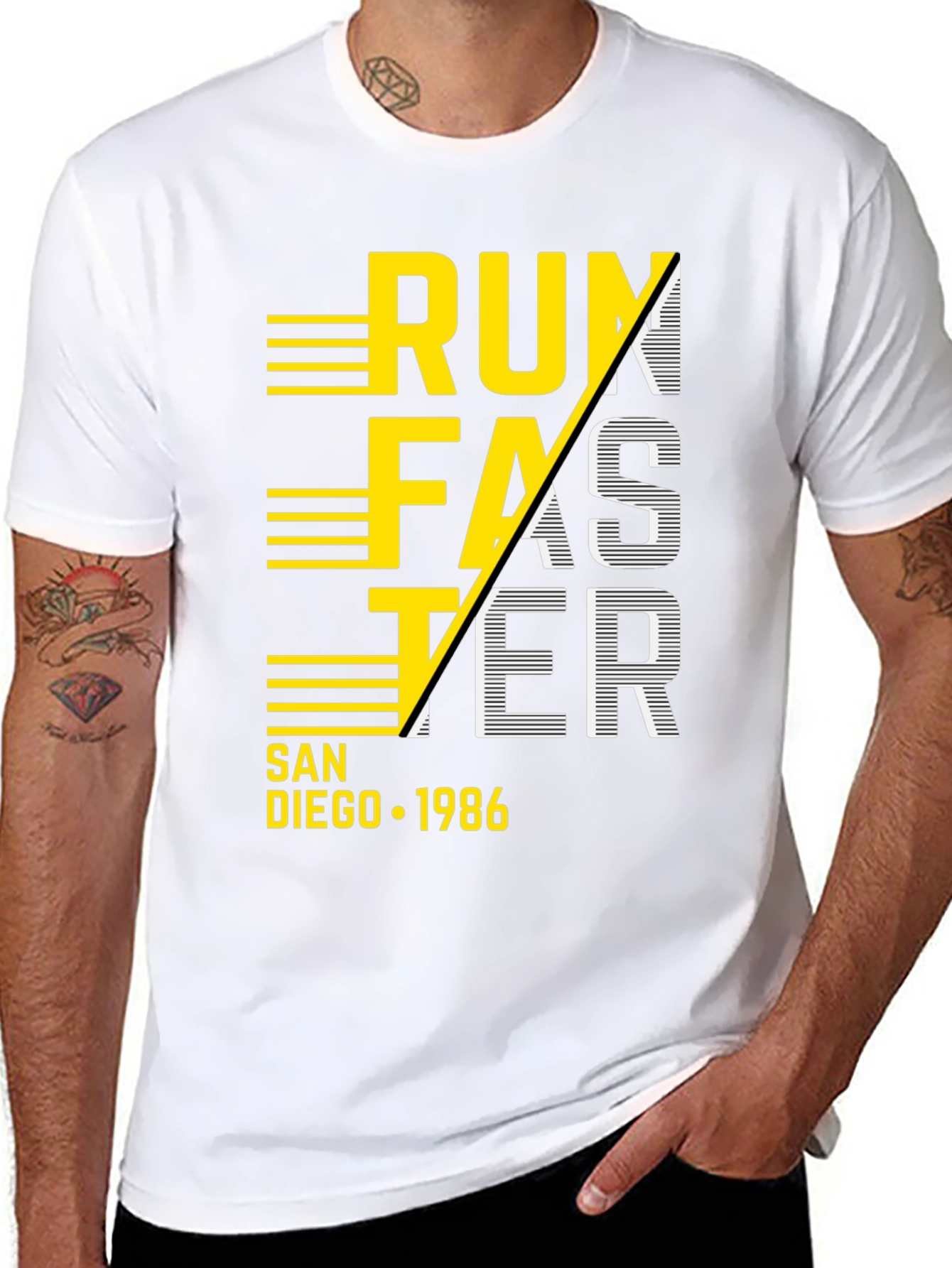 Run Faster San Diego Graphic Tee