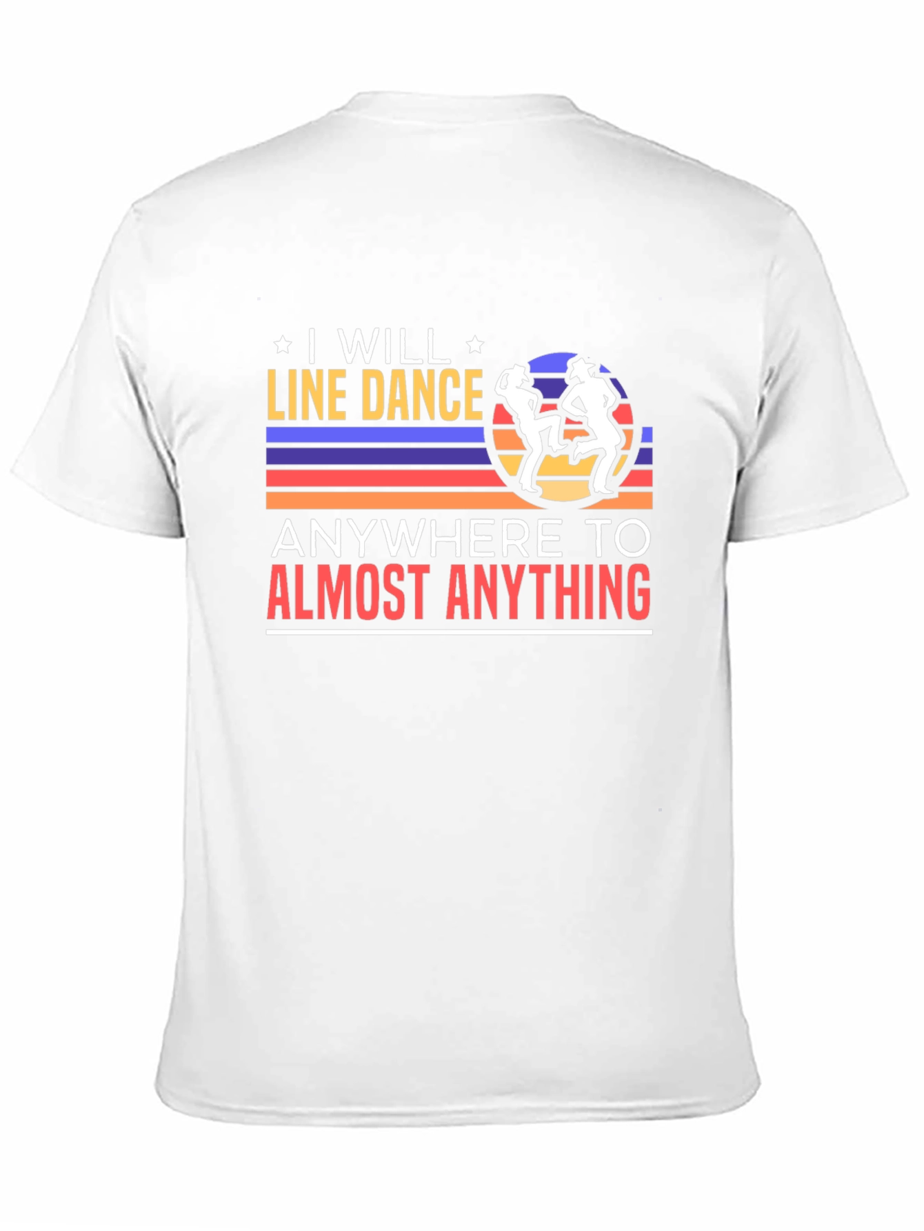 I Will Line Dance T-Shirt Retro Dancer Tee