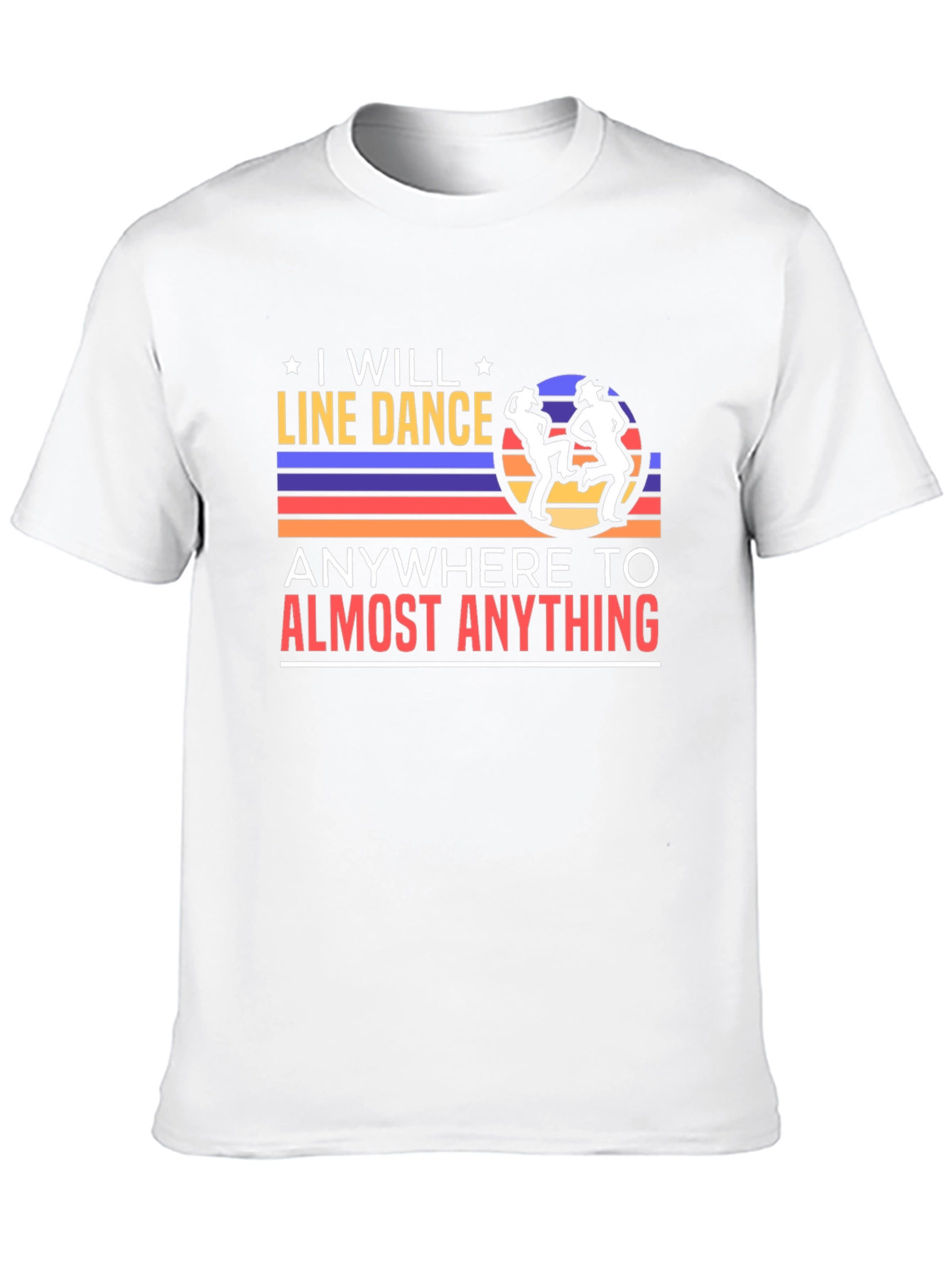 I Will Line Dance T-Shirt Retro Dancer Tee