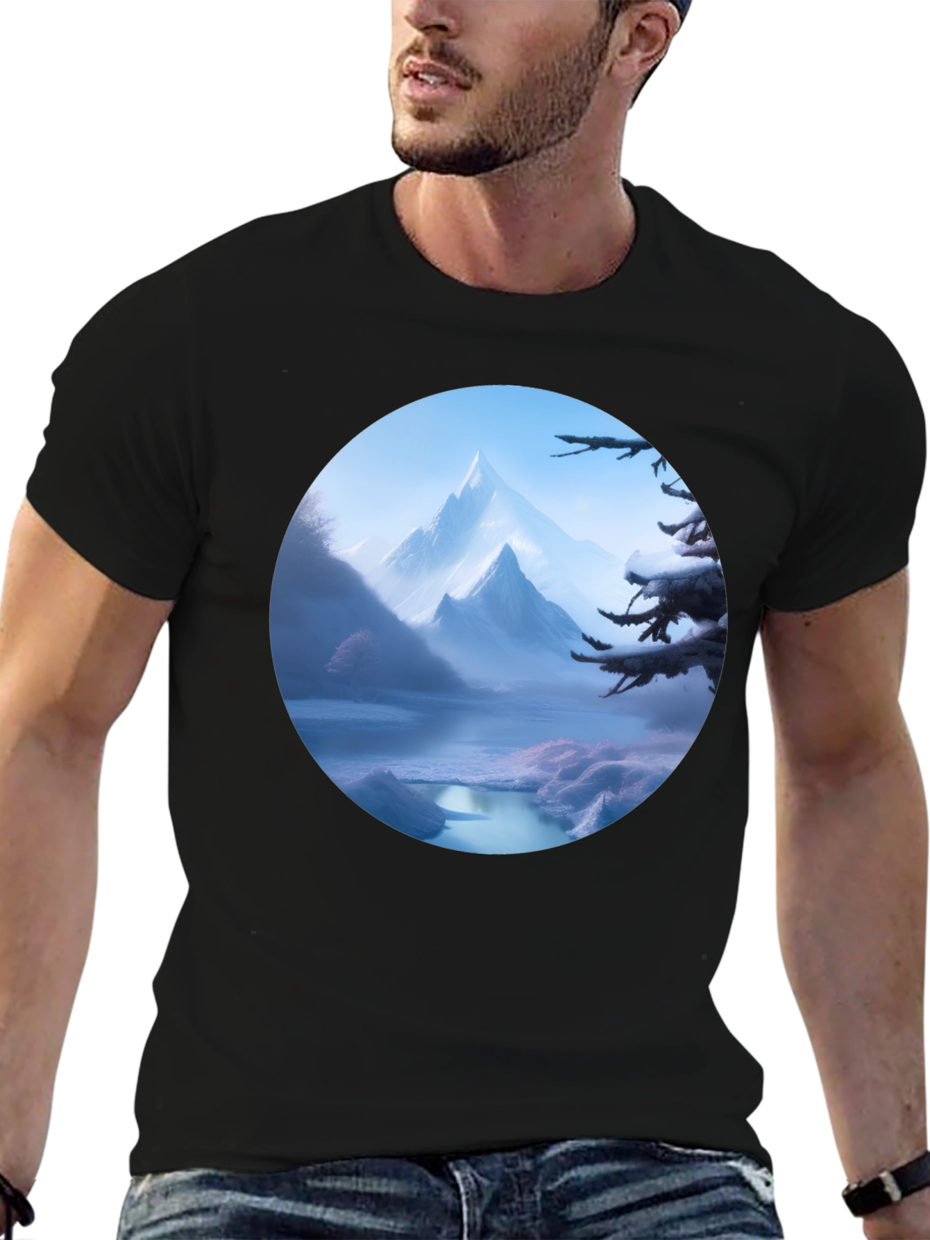 Scenic Mountain Vista Graphic Tee