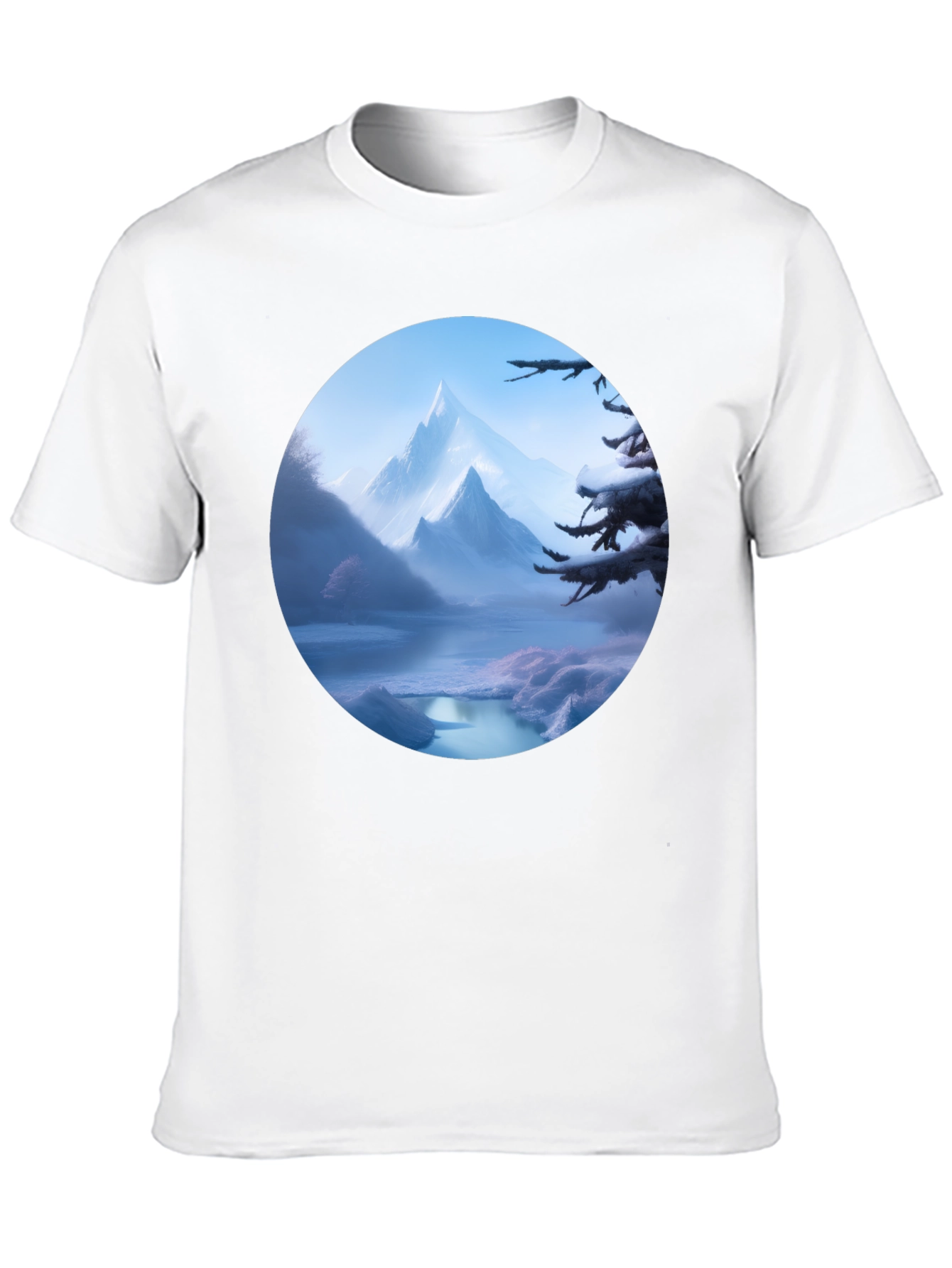 Scenic Mountain Vista Graphic Tee