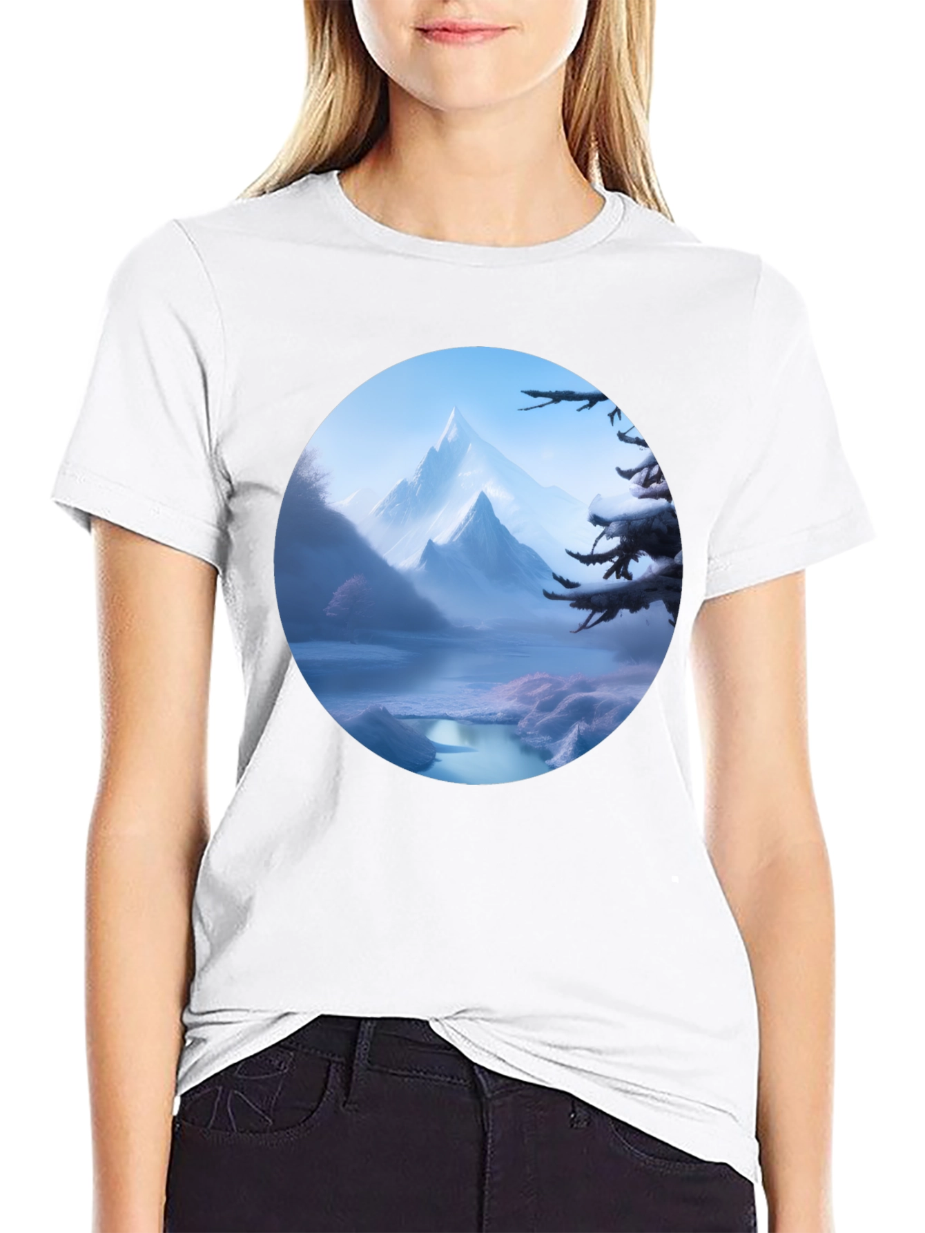 Scenic Mountain Vista Graphic Tee