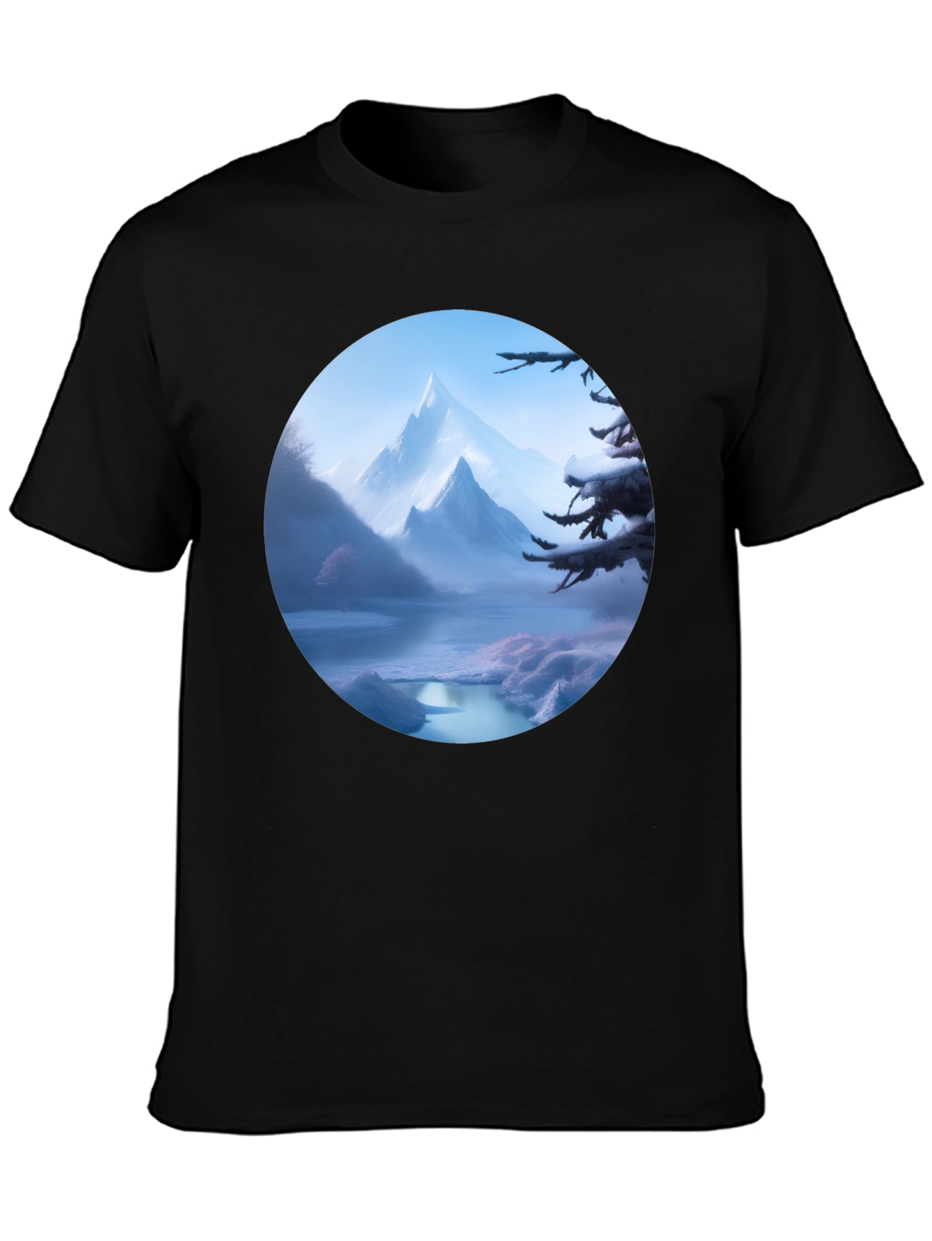 Scenic Mountain Vista Graphic Tee