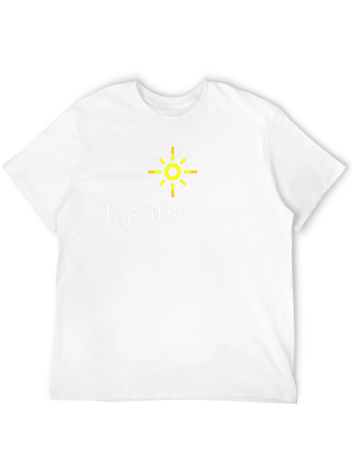 Lightseeker Graphic Tee - Black Cotton Shirt