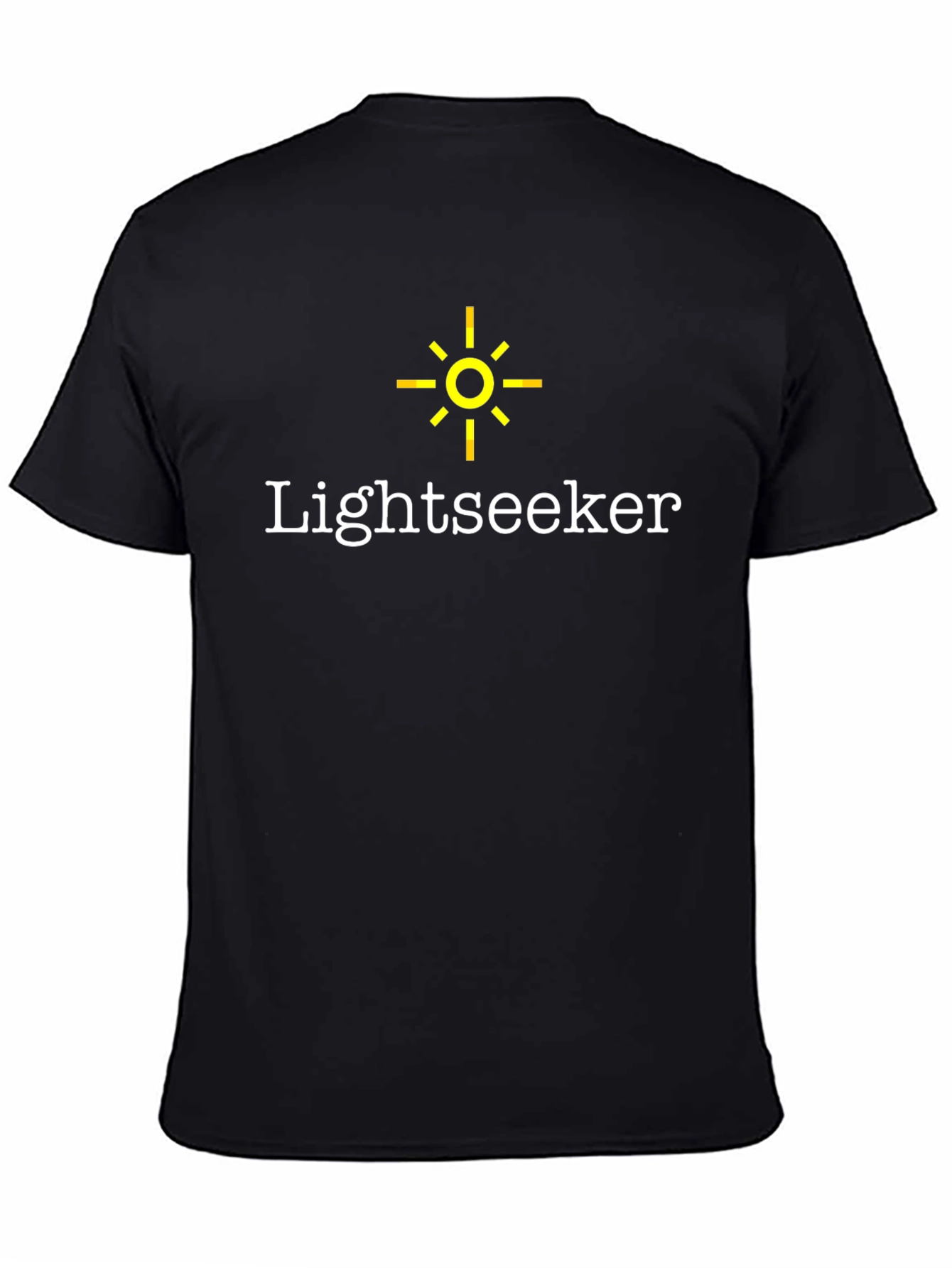 Lightseeker Graphic Tee - Black Cotton Shirt