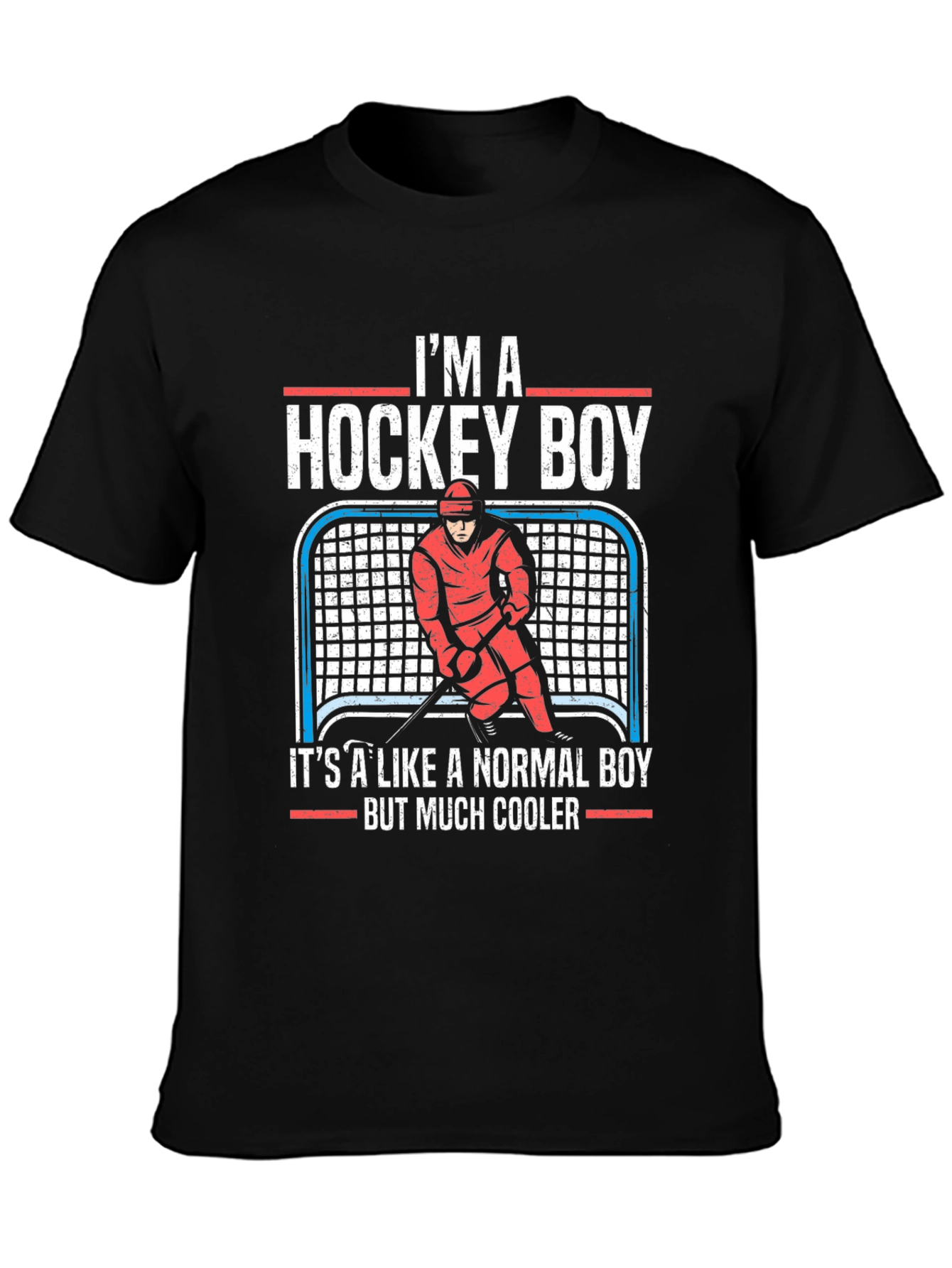 Hockey Boy T-Shirt: Normal Boy But Cooler!
