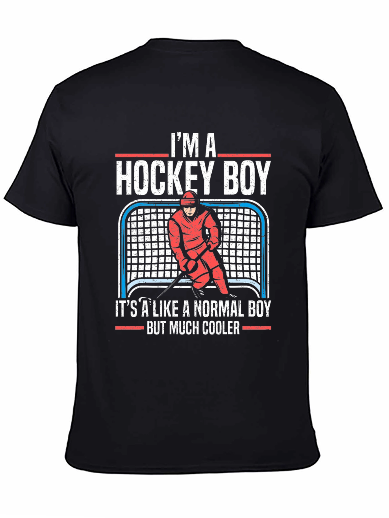 Hockey Boy T-Shirt: Normal Boy But Cooler!