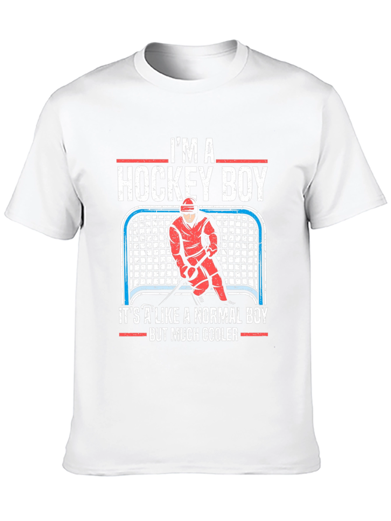 Hockey Boy T-Shirt: Normal Boy But Cooler!