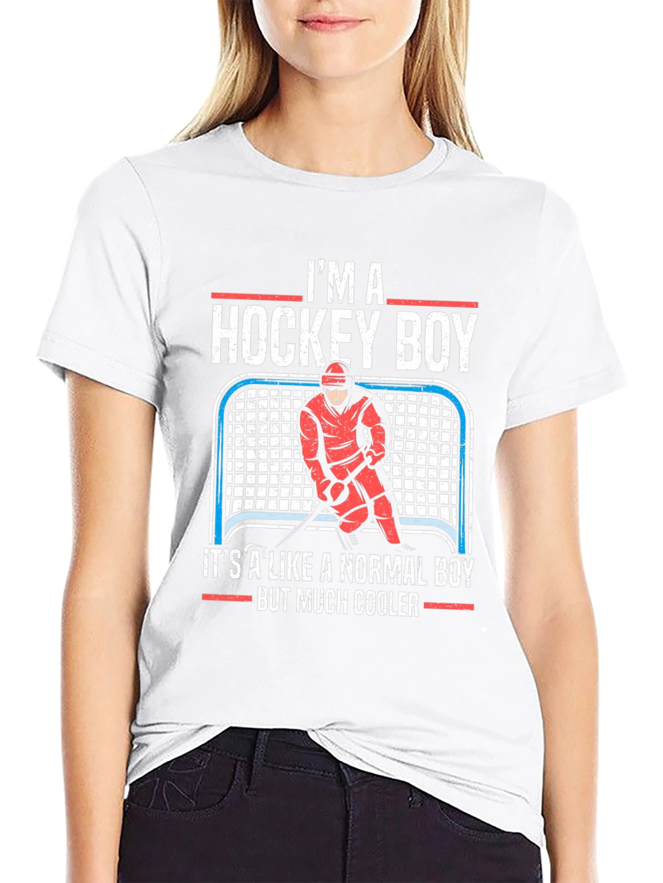 Hockey Boy T-Shirt: Normal Boy But Cooler!