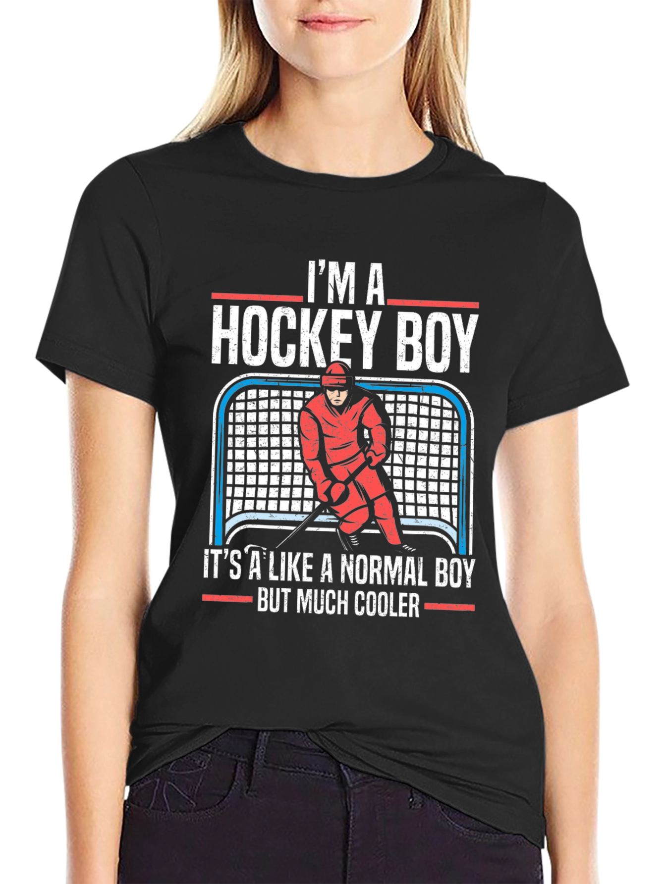 Hockey Boy T-Shirt: Normal Boy But Cooler!