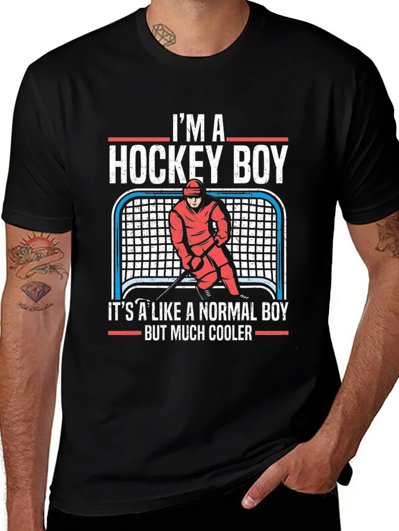 Hockey Boy T-Shirt: Normal Boy But Cooler!