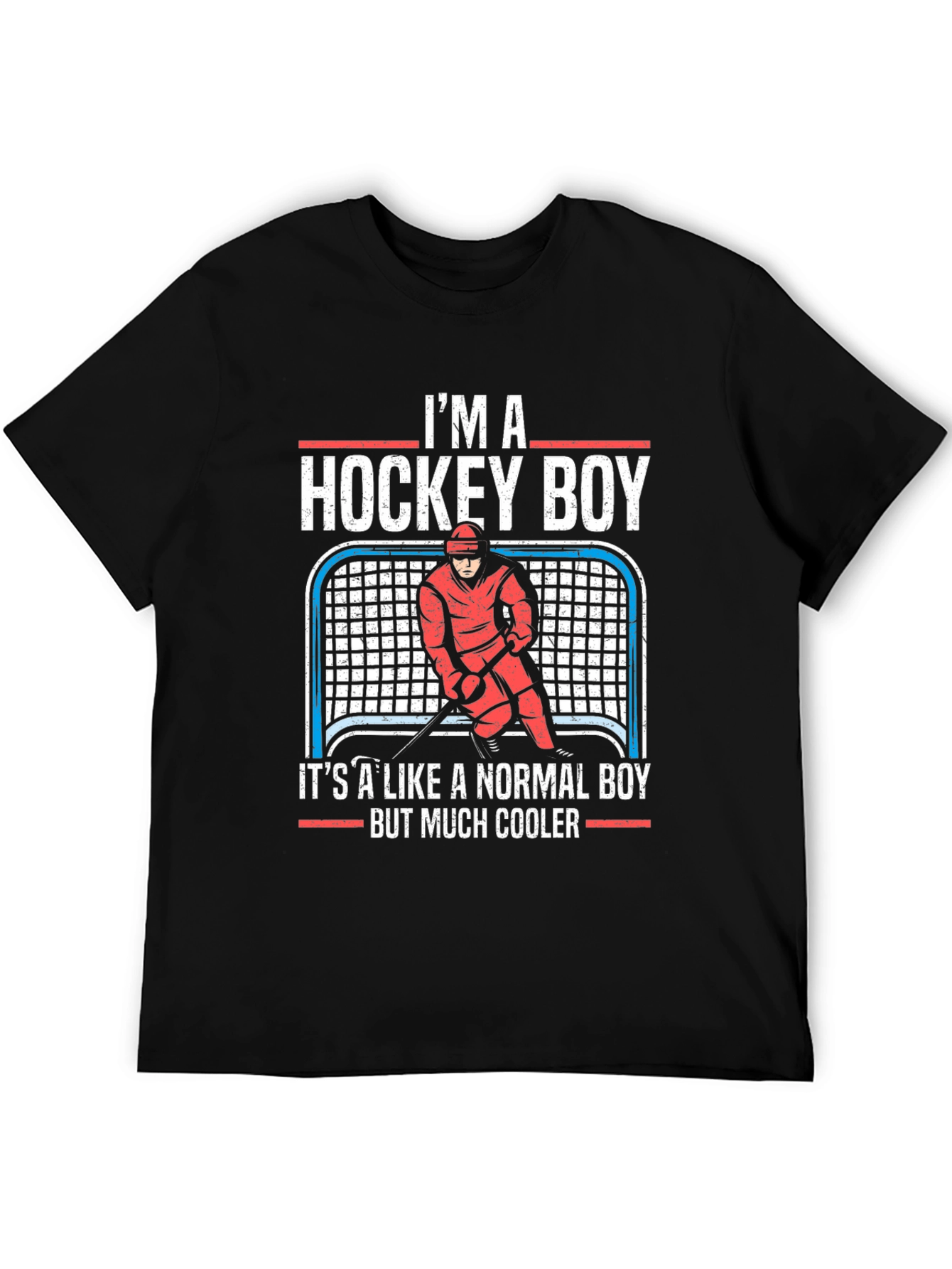 Hockey Boy T-Shirt: Normal Boy But Cooler!