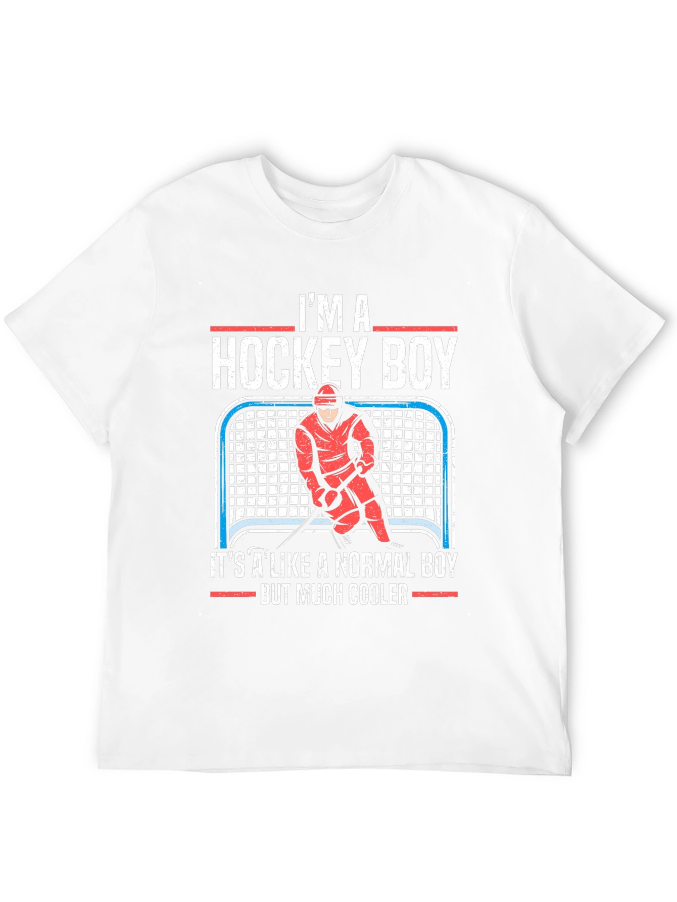 Hockey Boy T-Shirt: Normal Boy But Cooler!