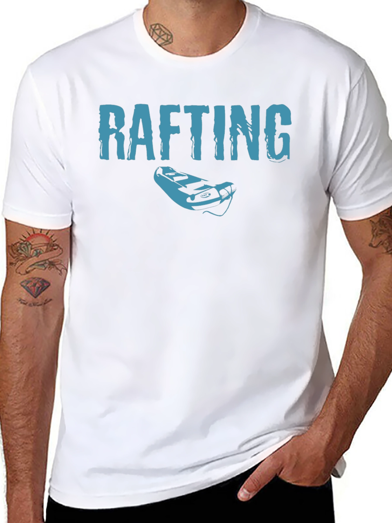 Rafting Adventure Tee - River Raft Graphic T-Shirt