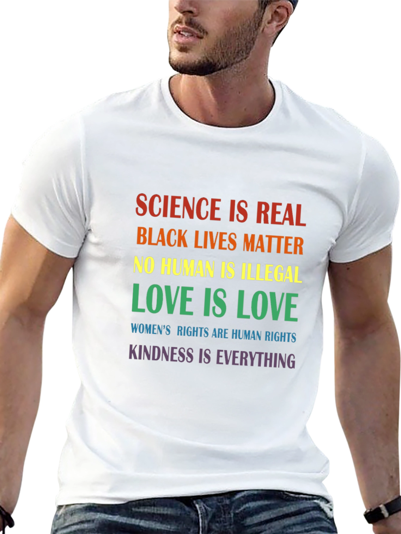 Science is Real Equality Black T-Shirt
