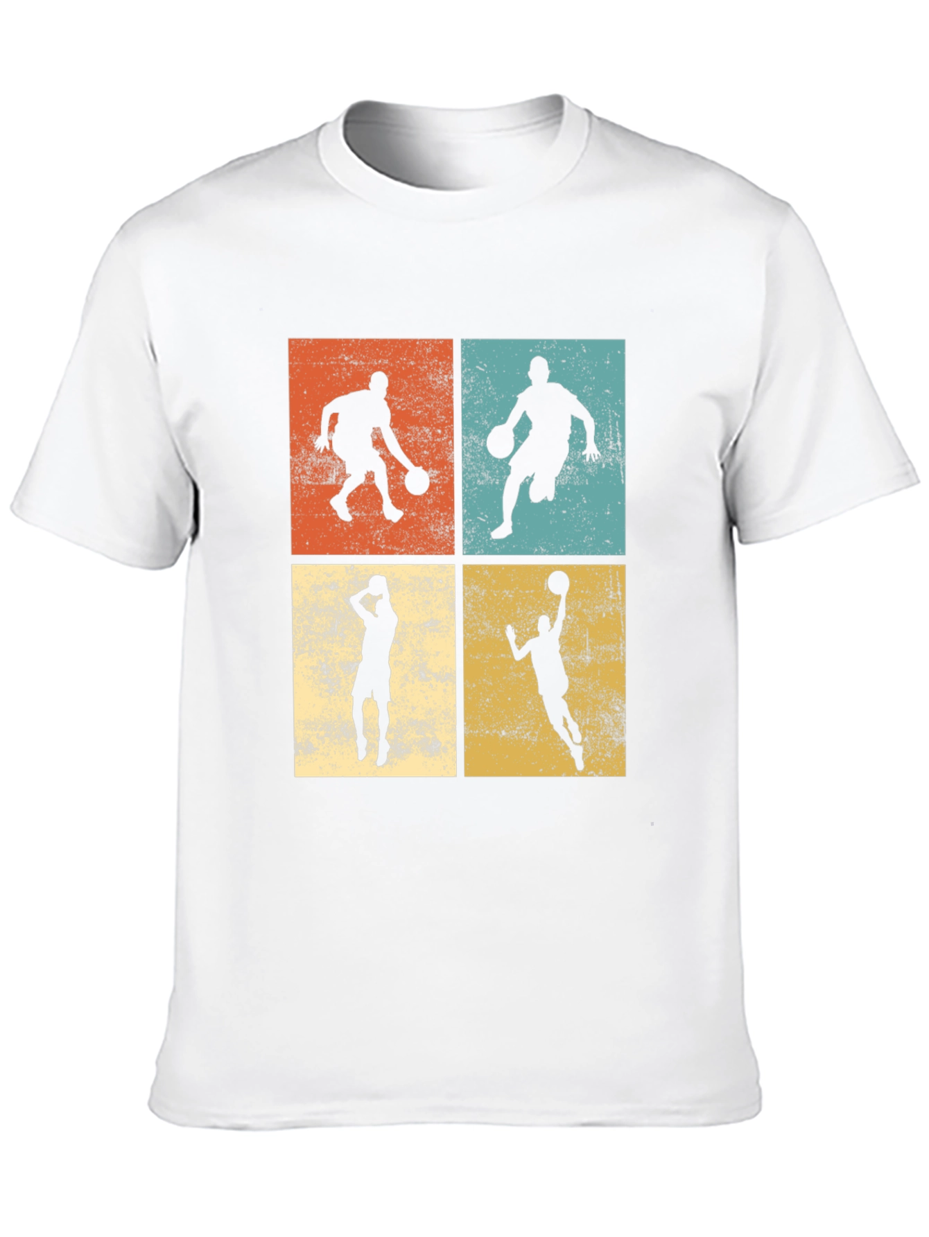 Retro Basketball Silhouette Tee