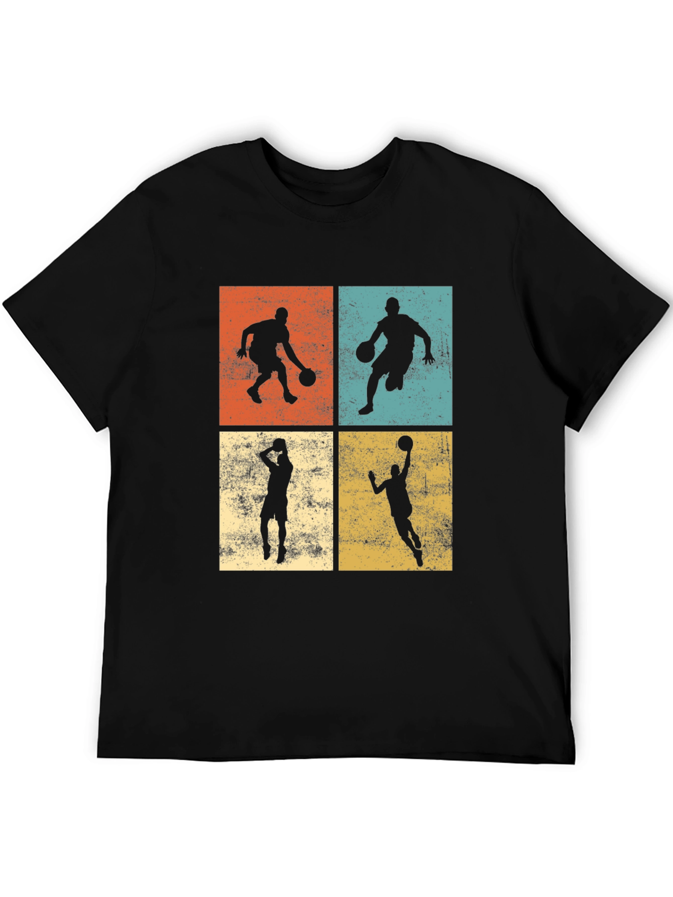 Retro Basketball Silhouette Tee