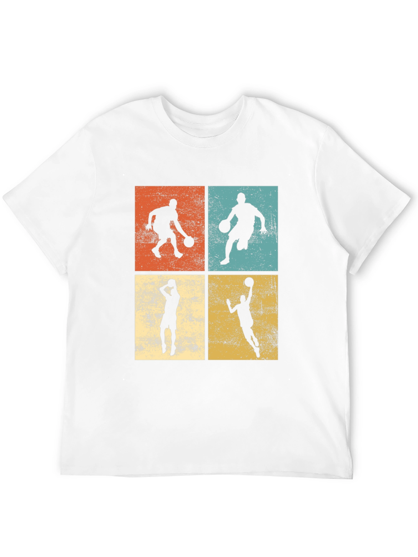 Retro Basketball Silhouette Tee