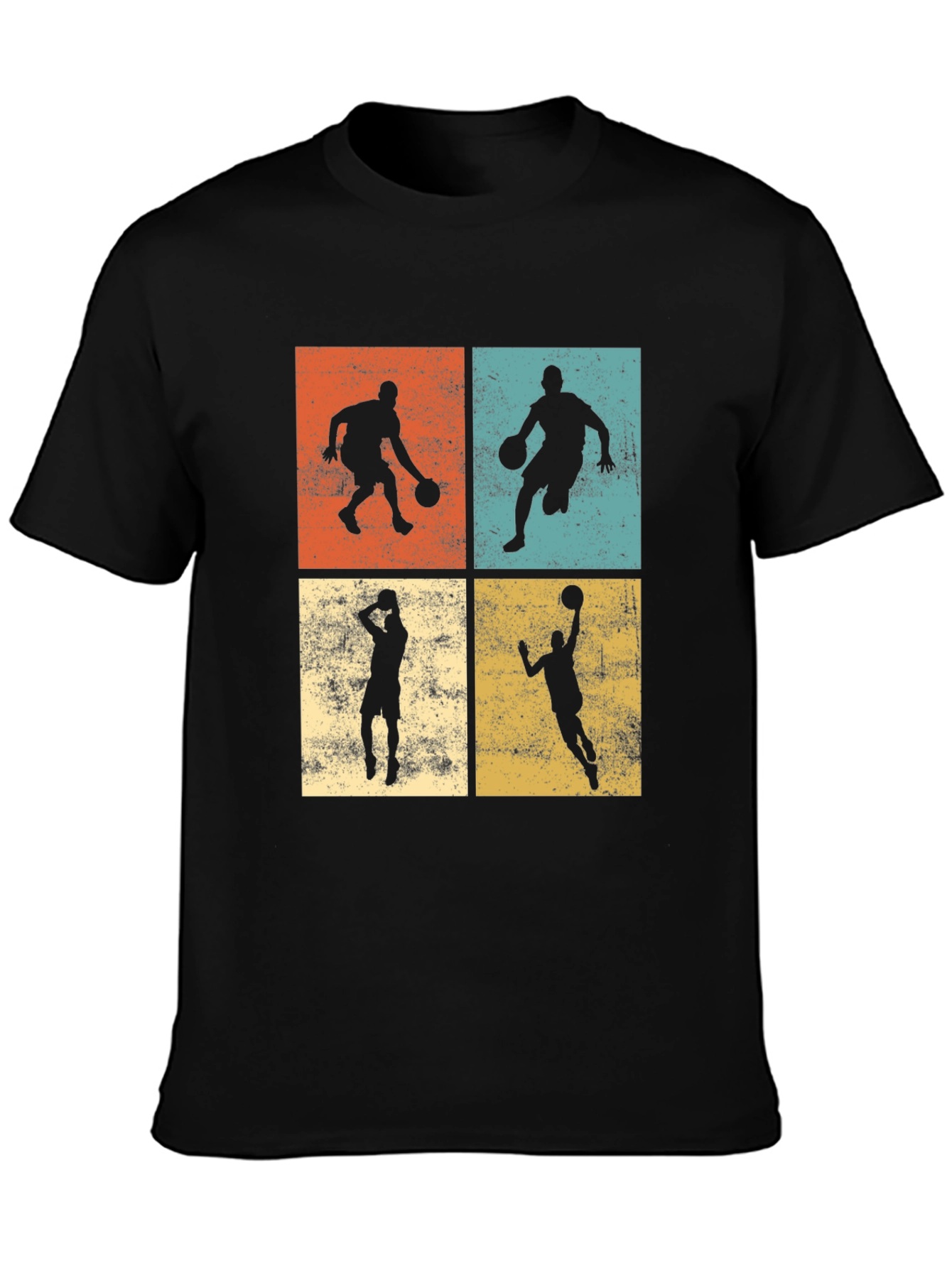 Retro Basketball Silhouette Tee