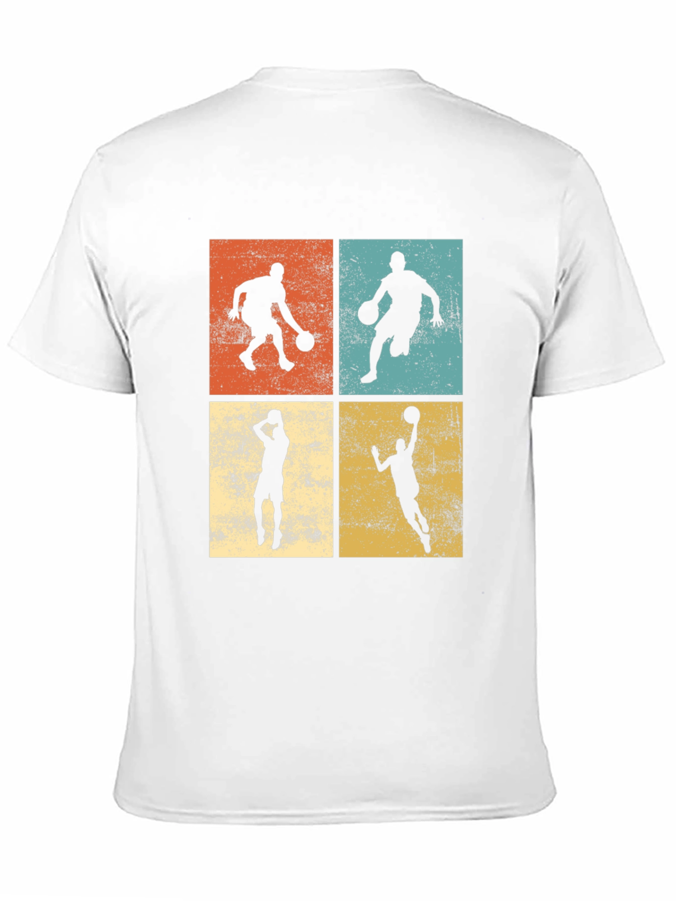 Retro Basketball Silhouette Tee