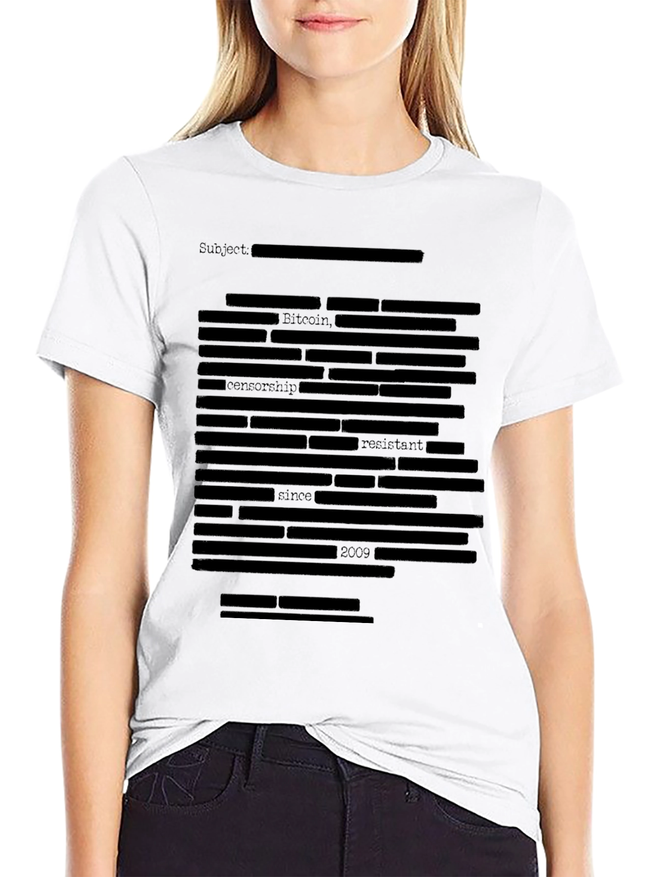Bitcoin Censorship Resistant Black T-Shirt