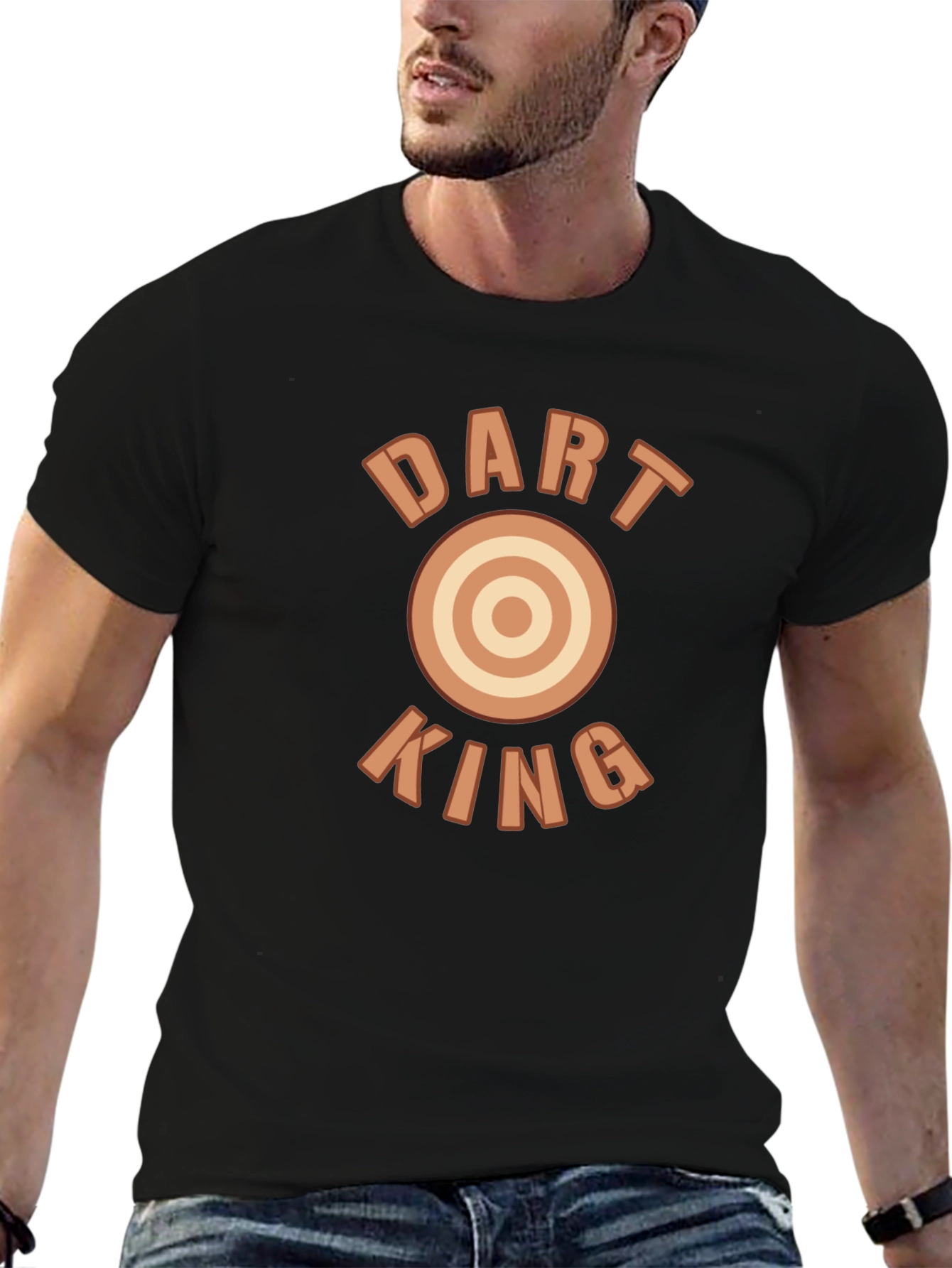 Dart King Black Graphic Tee