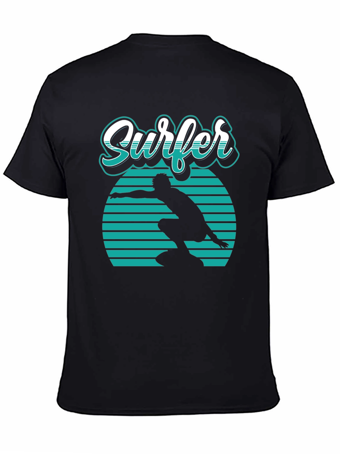 Cool Surfer Graphic Tee - Retro Style Surf Shirt