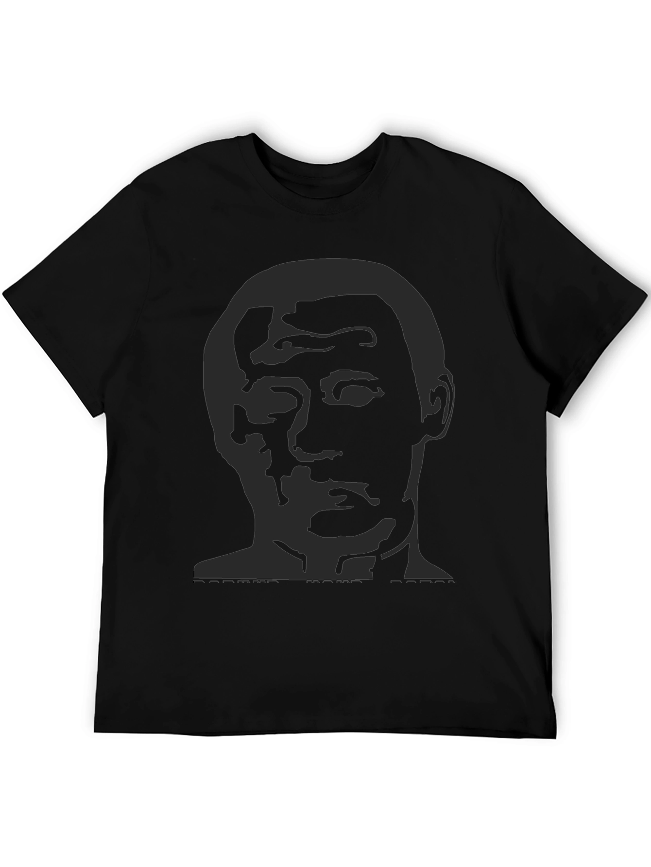 Mens Graphic Print T-Shirt - Black