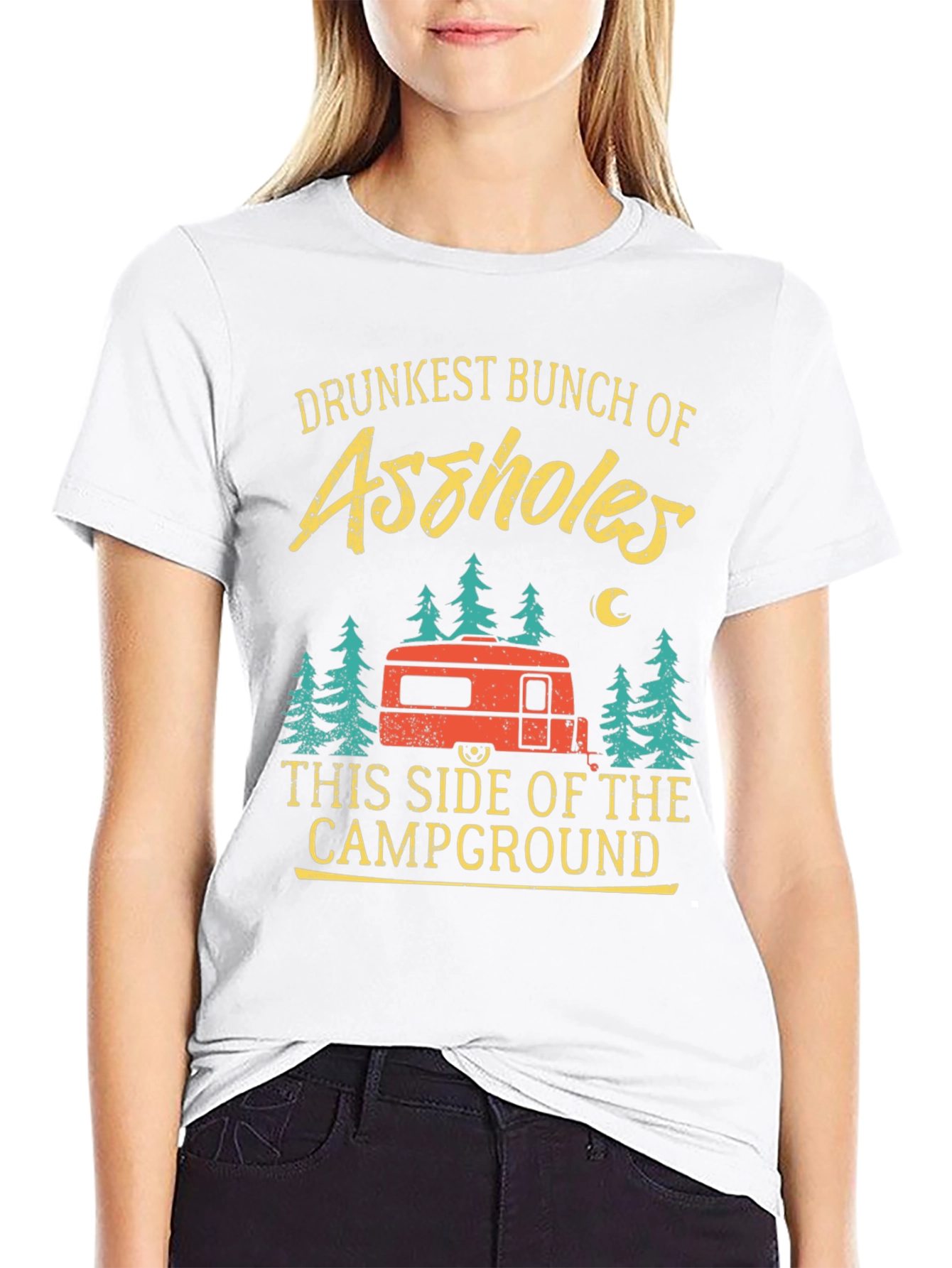 Drunkest Bunch Camping T-Shirt