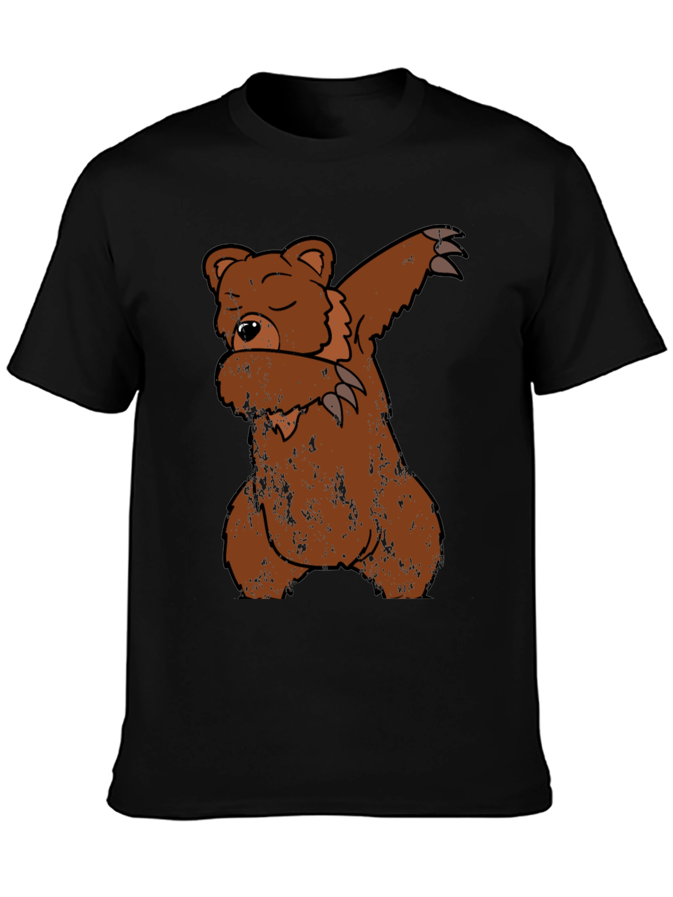 Dabbing Bear Graphic T-Shirt
