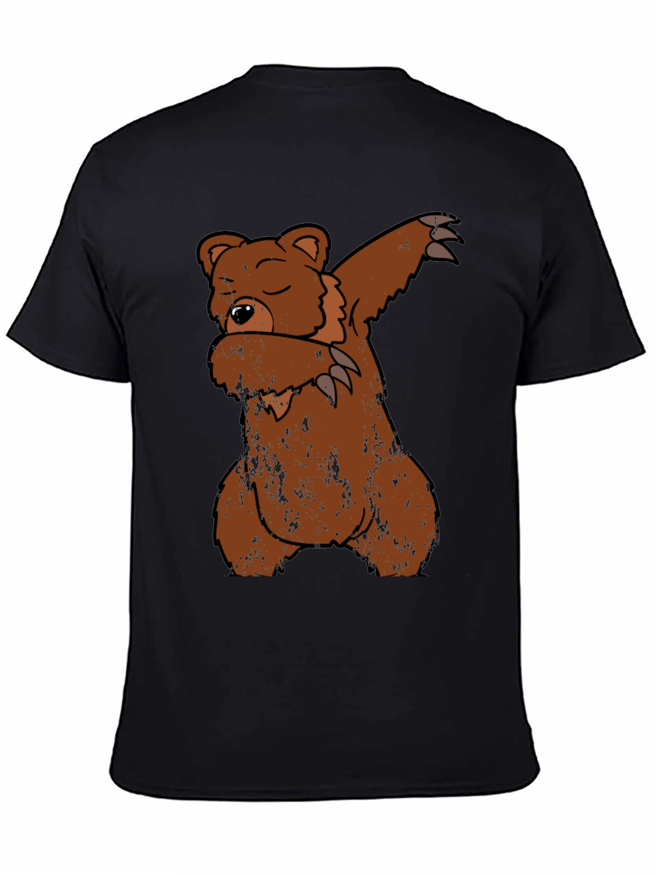 Dabbing Bear Graphic T-Shirt