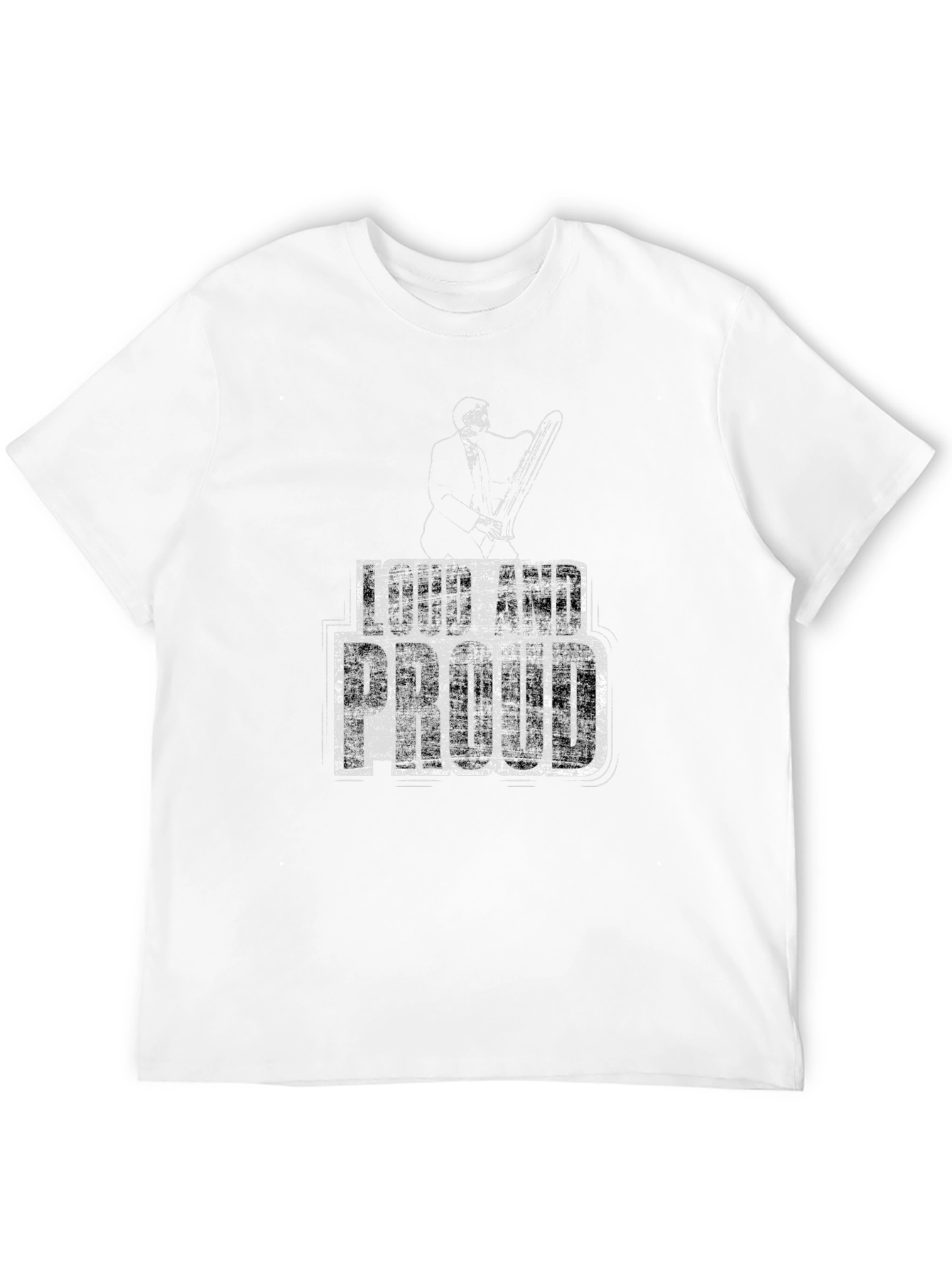 Loud And Proud Graphic T-Shirt - Chainsaw Design