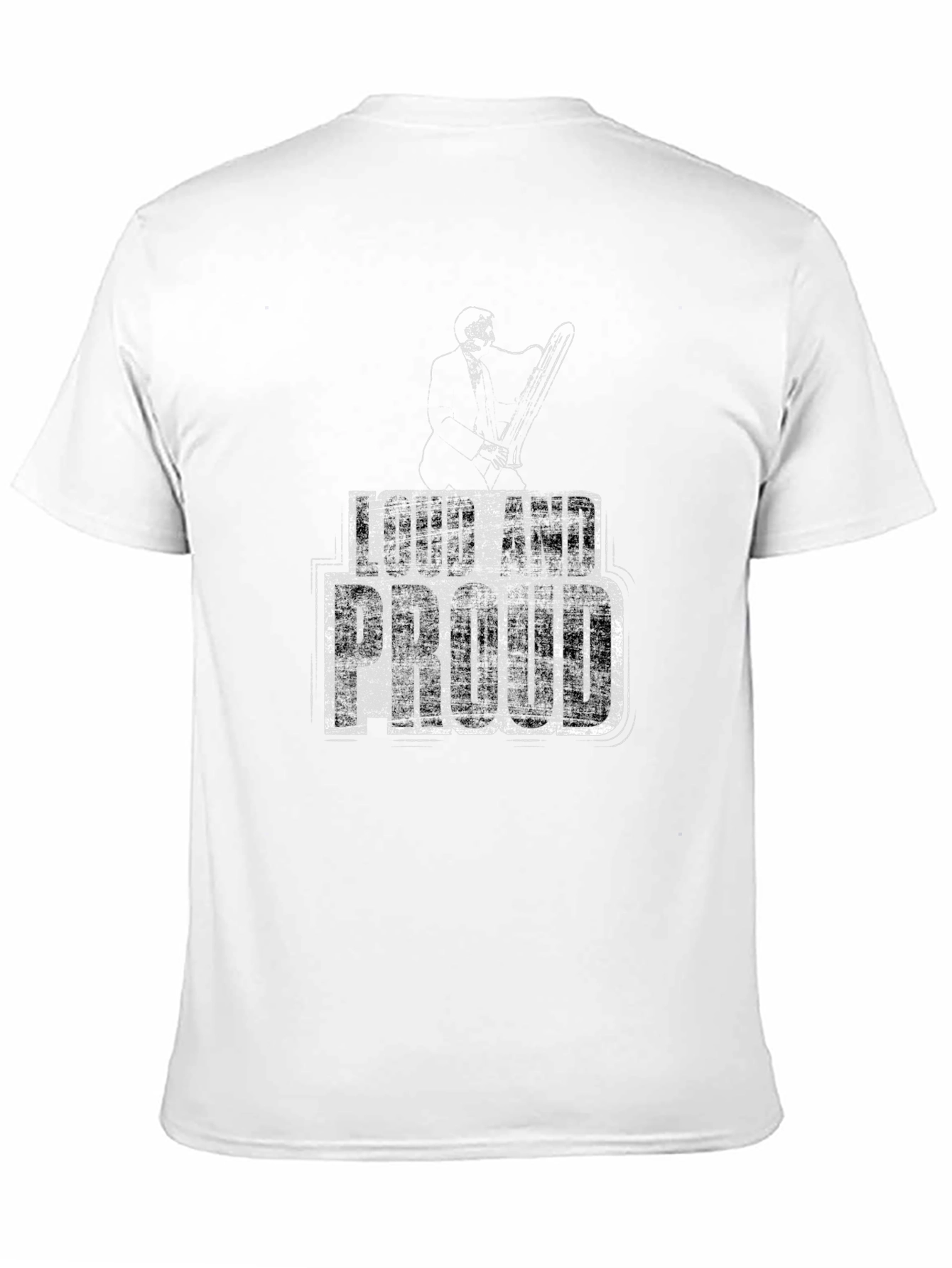Loud And Proud Graphic T-Shirt - Chainsaw Design